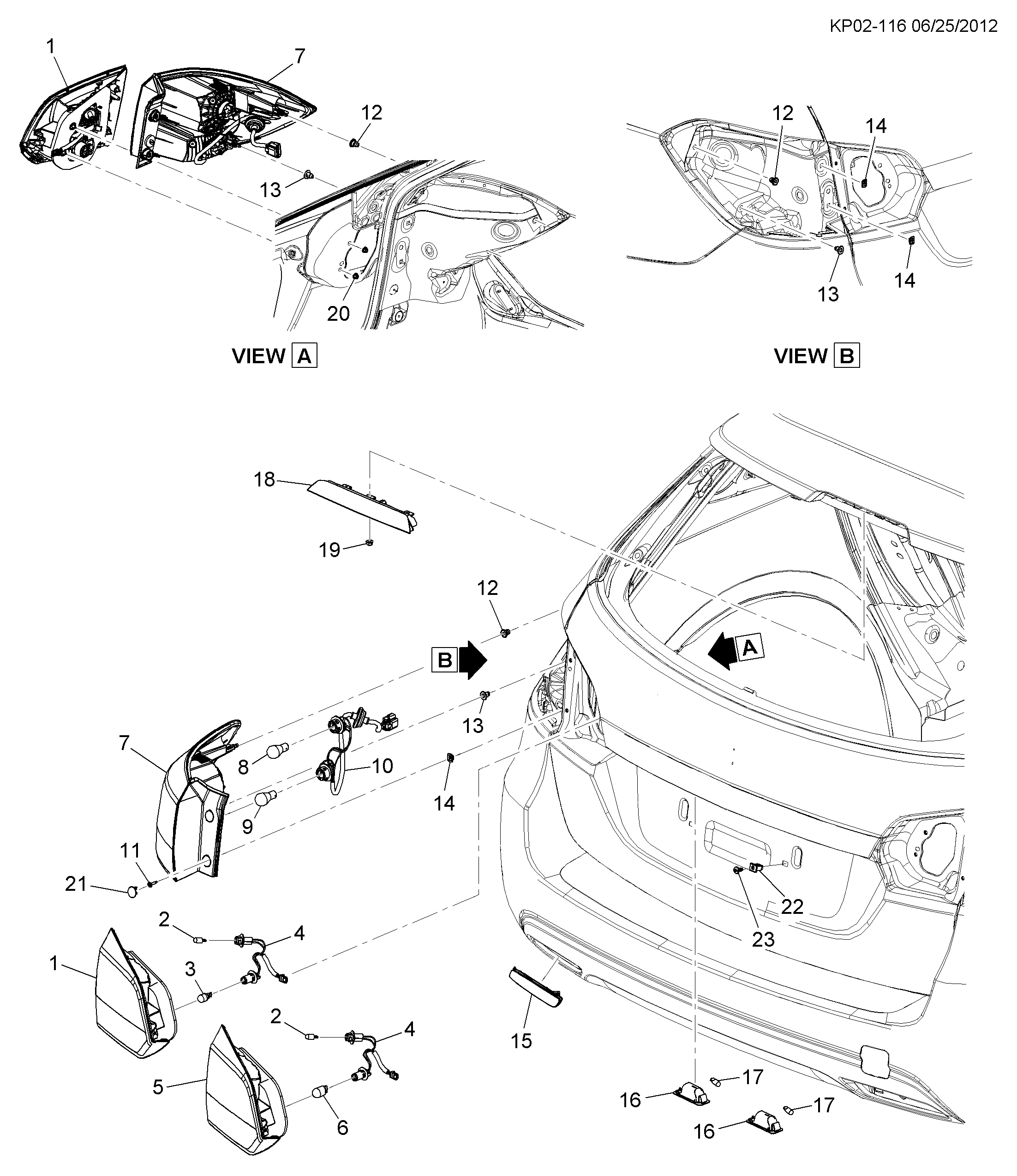 GM 13505769 - Bec, semnalizator allinparts.ro