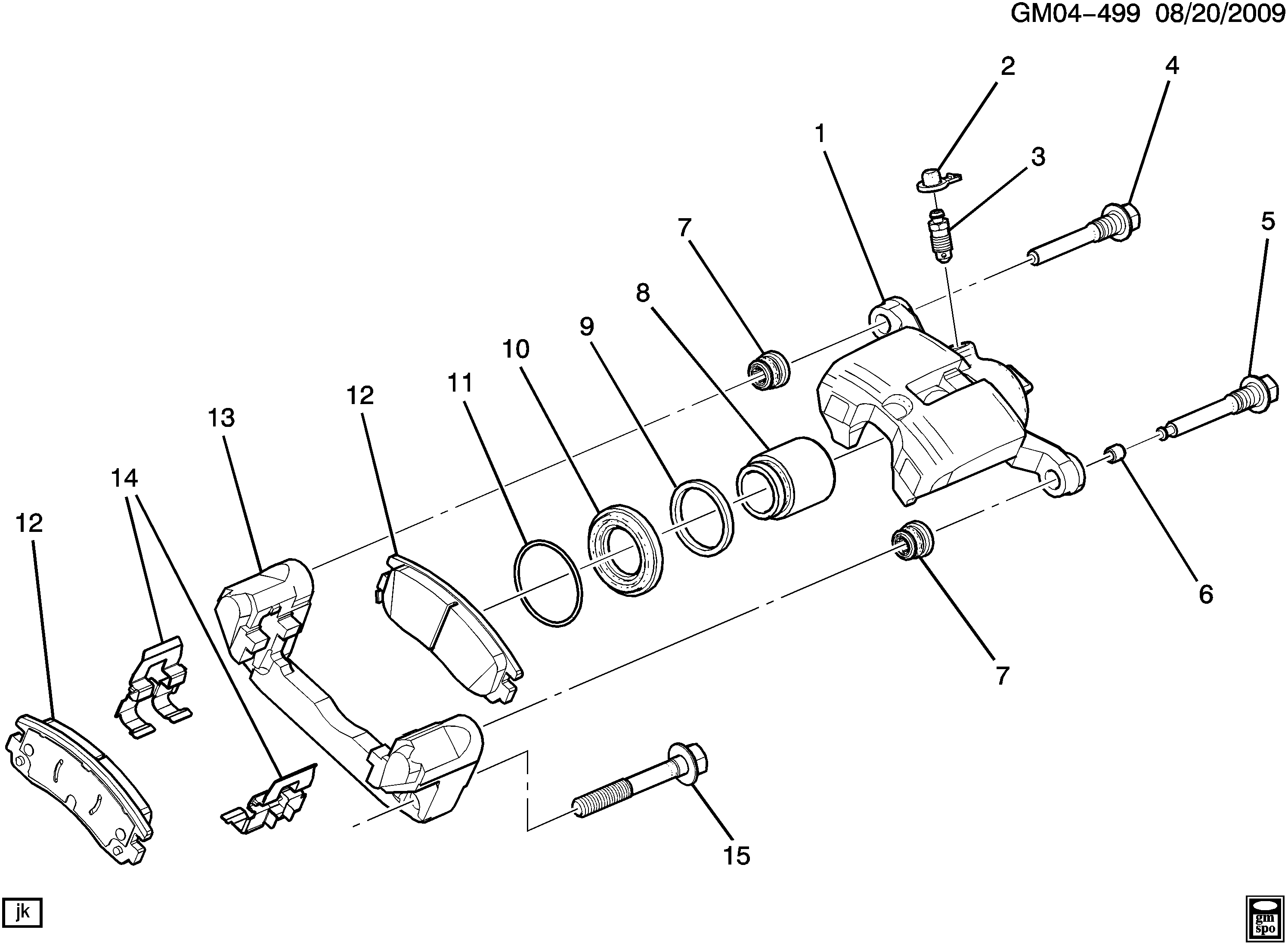 GM 88965666 - Etrier frana allinparts.ro