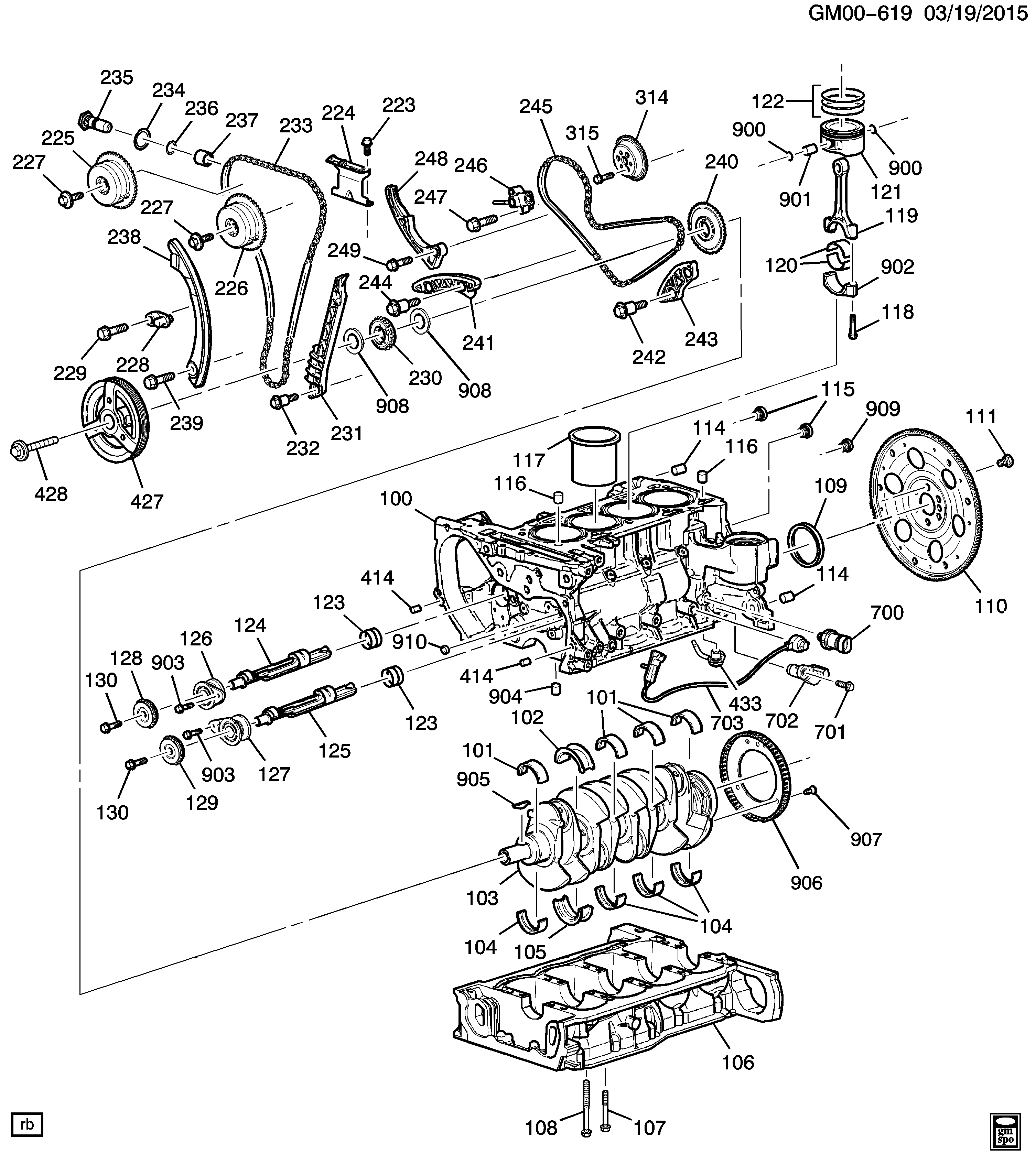 FCA 13104978 - Chit lant de distributie allinparts.ro