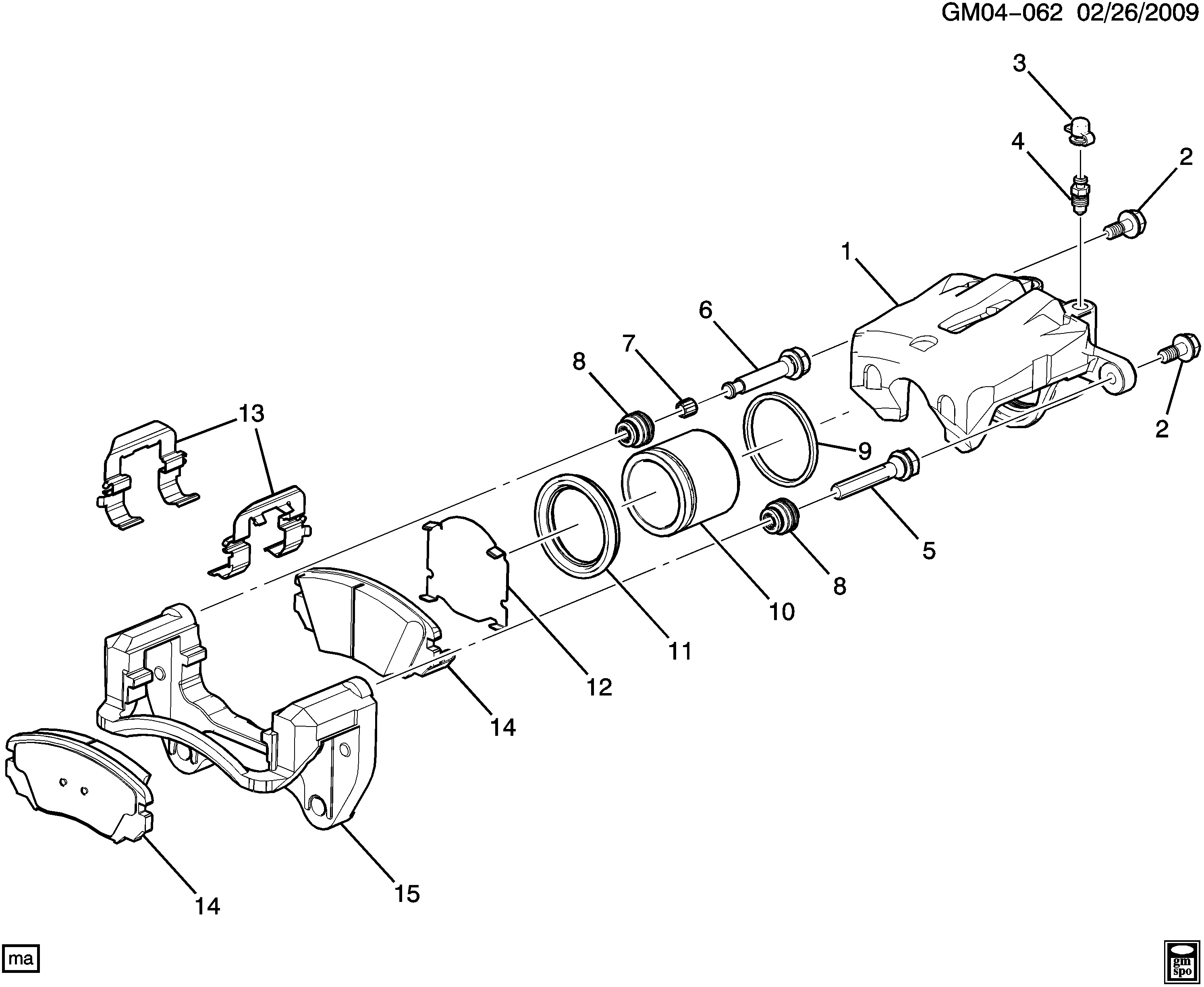 PSA 23214903 - Set placute frana,frana disc allinparts.ro