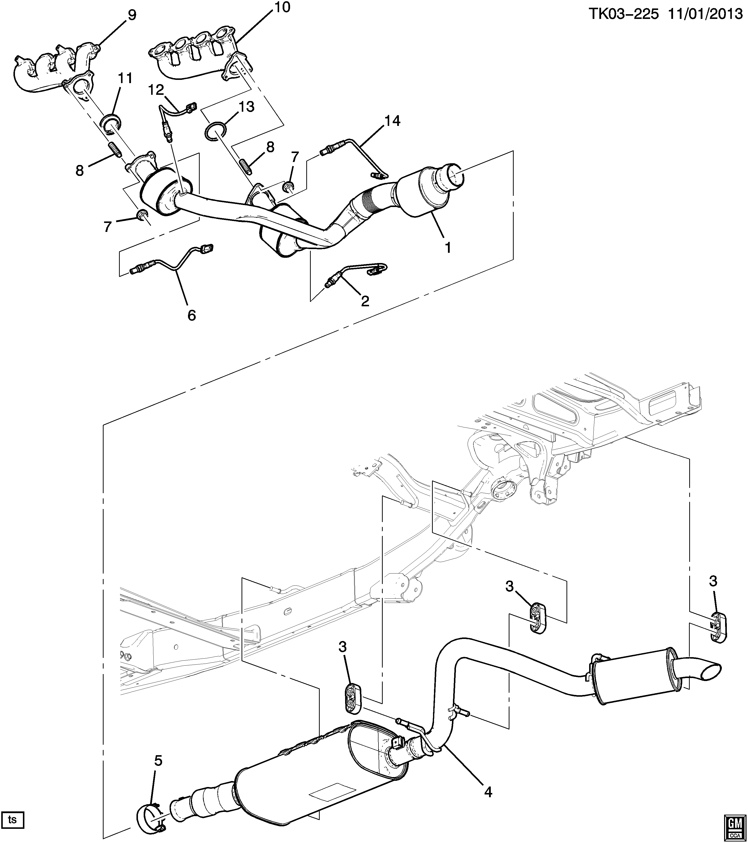 GM 12657188 - Sonda Lambda allinparts.ro