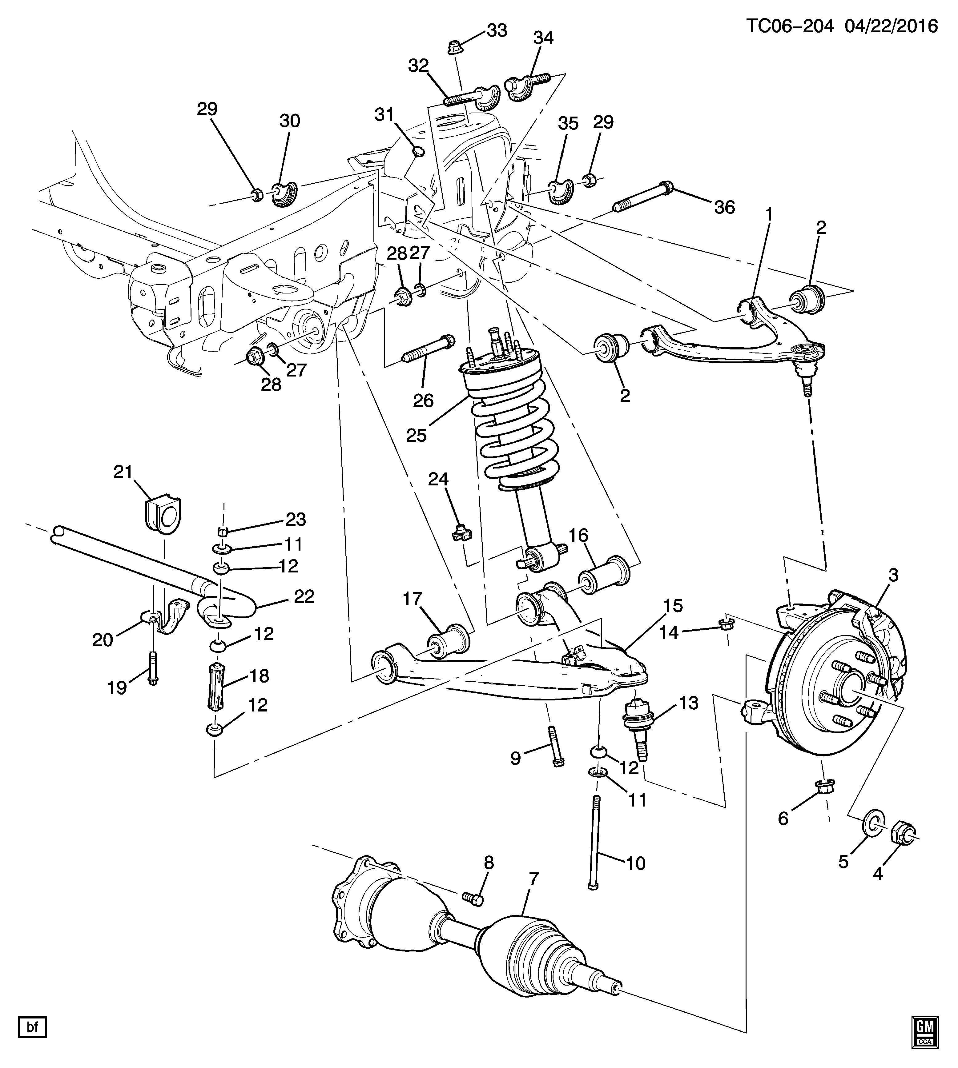 GM 84114505 - Brat, suspensie roata allinparts.ro