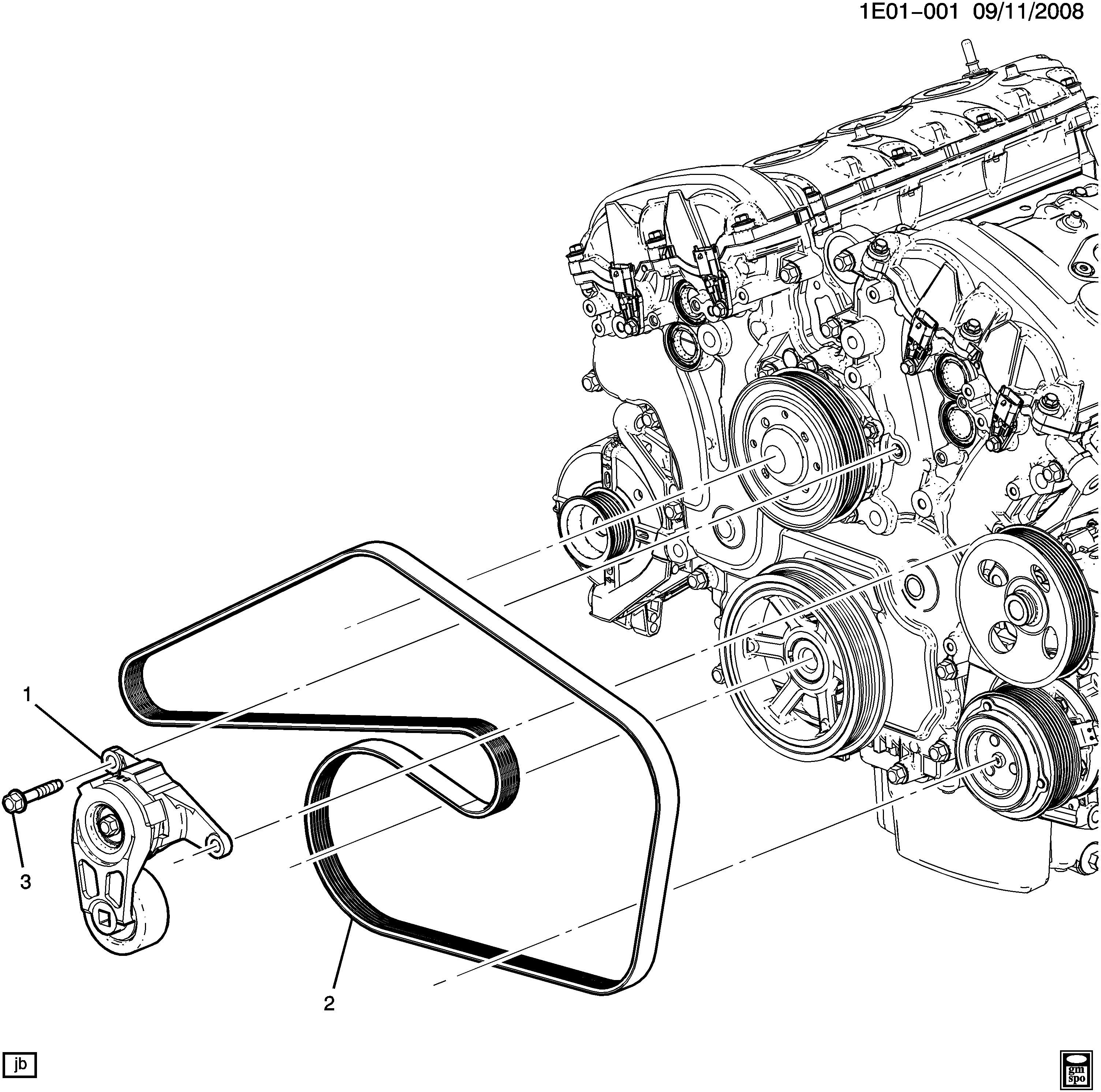GM 12639035 - Curea transmisie cu caneluri allinparts.ro