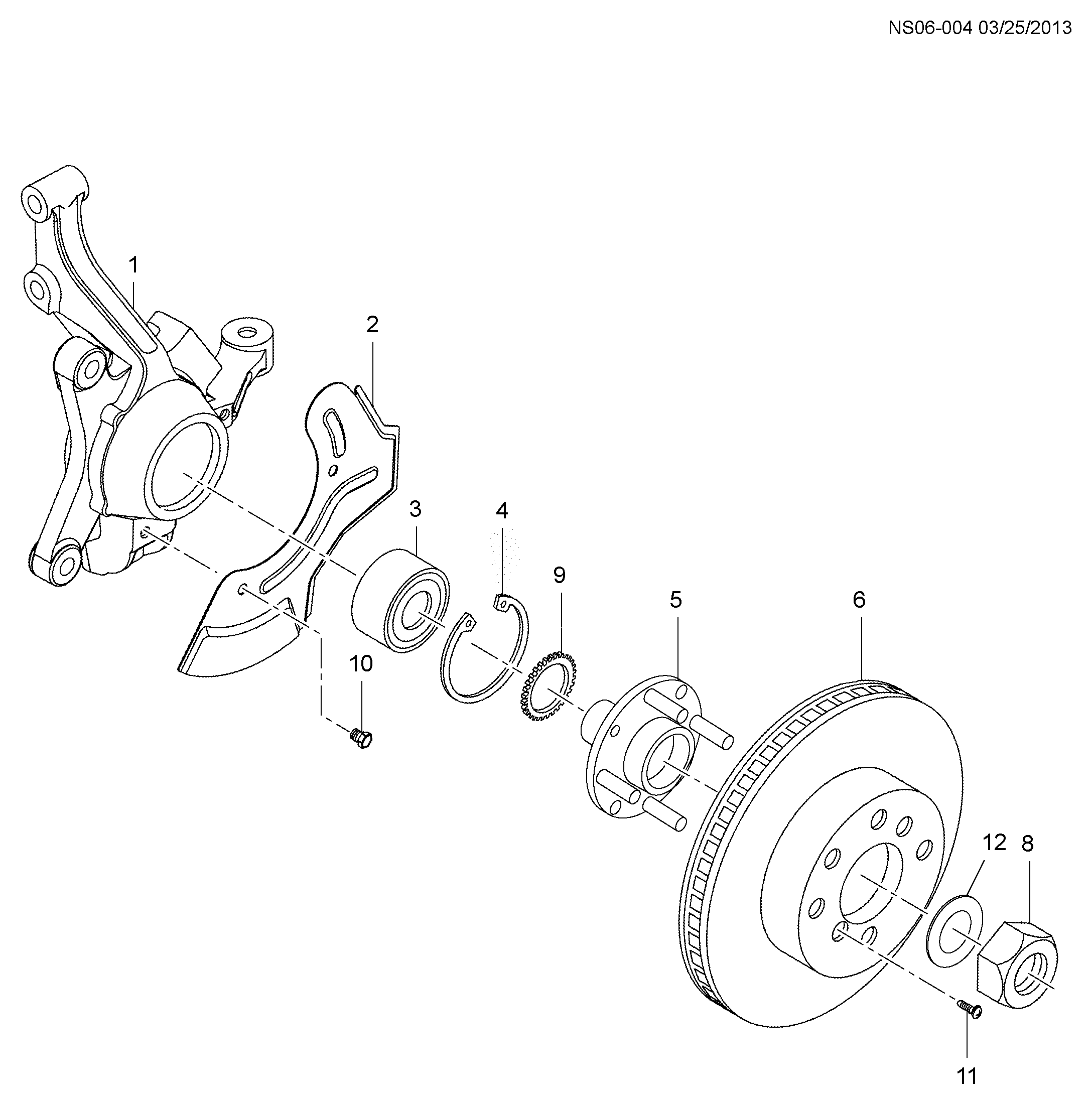 GM 95983139 - Rulment roata allinparts.ro