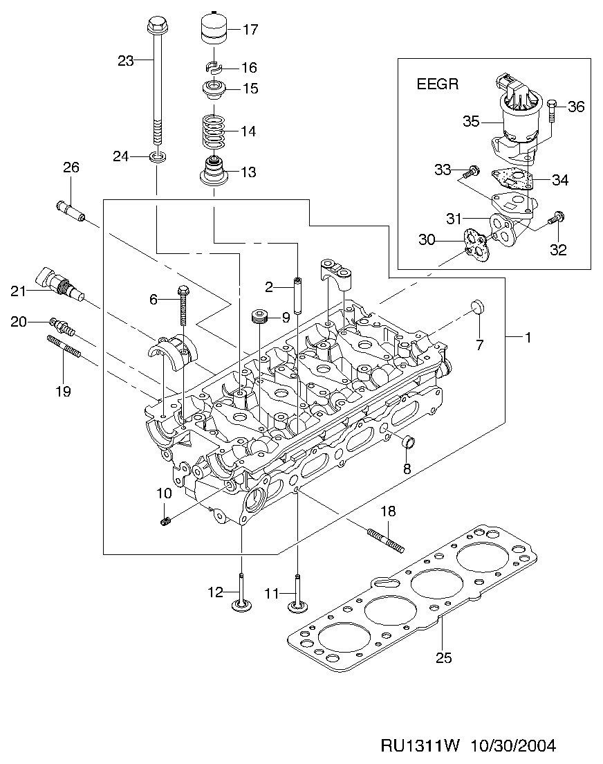 DAEWOO 96376362 - Culbutor supapa allinparts.ro