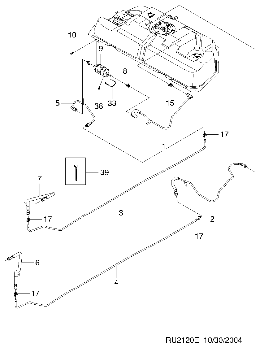 ZAZ 96335719 - Filtru combustibil allinparts.ro