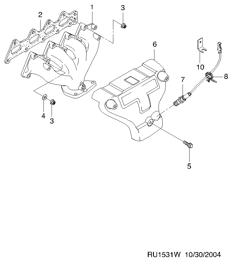 PSA 96253546 - Sonda Lambda allinparts.ro