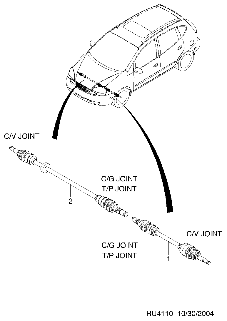 DAEWOO 96391014 - Set articulatie, planetara allinparts.ro