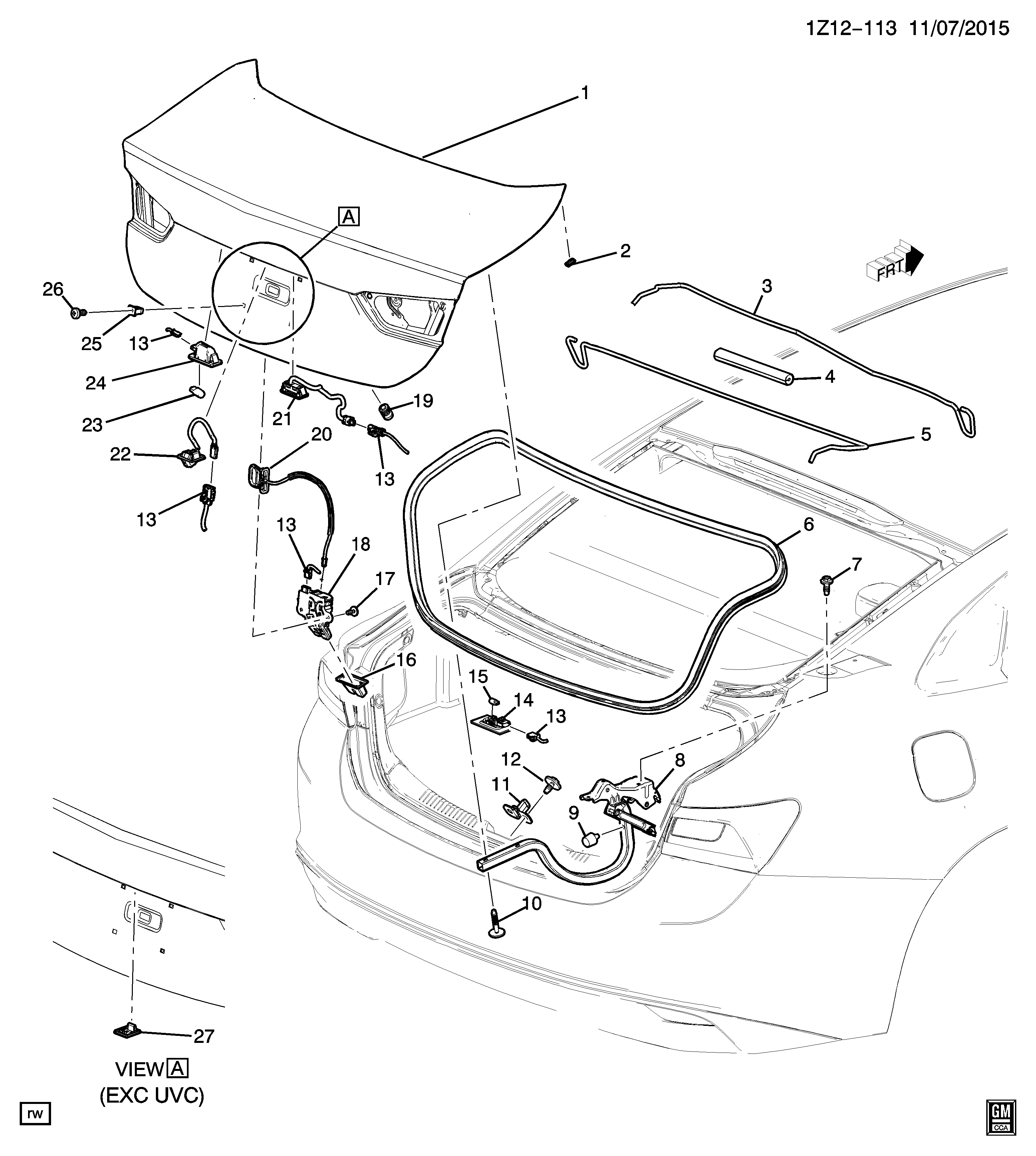 PSA 13500812 - Bec, semnalizator allinparts.ro