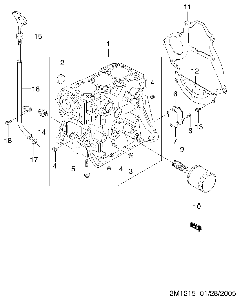 PSA 25183779 - Filtru ulei allinparts.ro
