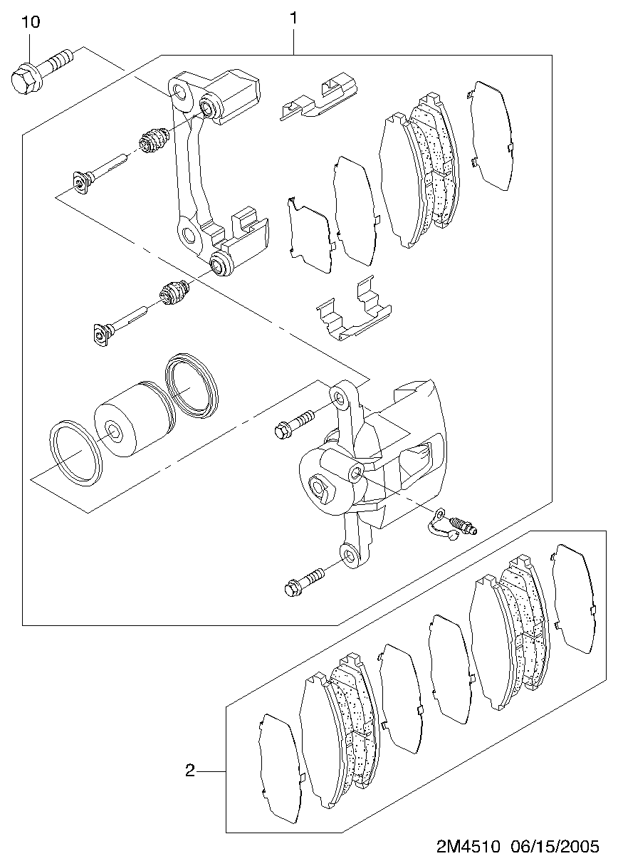 KIA-HYUNDAI 96446176 - Set placute frana,frana disc allinparts.ro