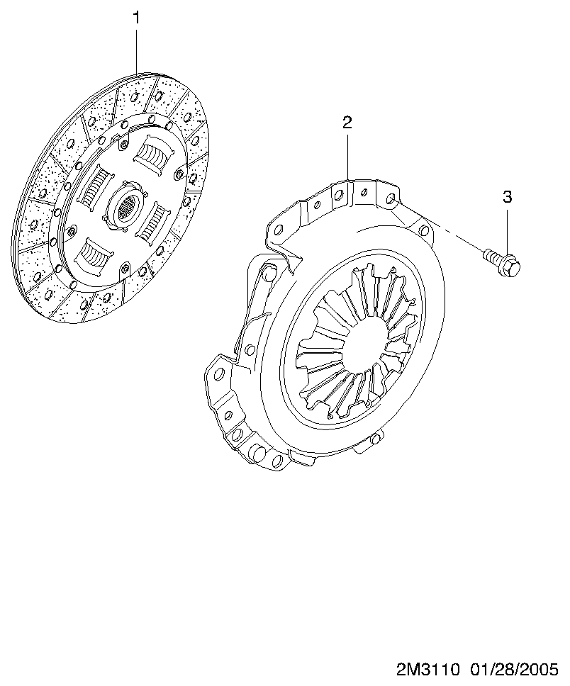 GM 96570697 - Set ambreiaj allinparts.ro
