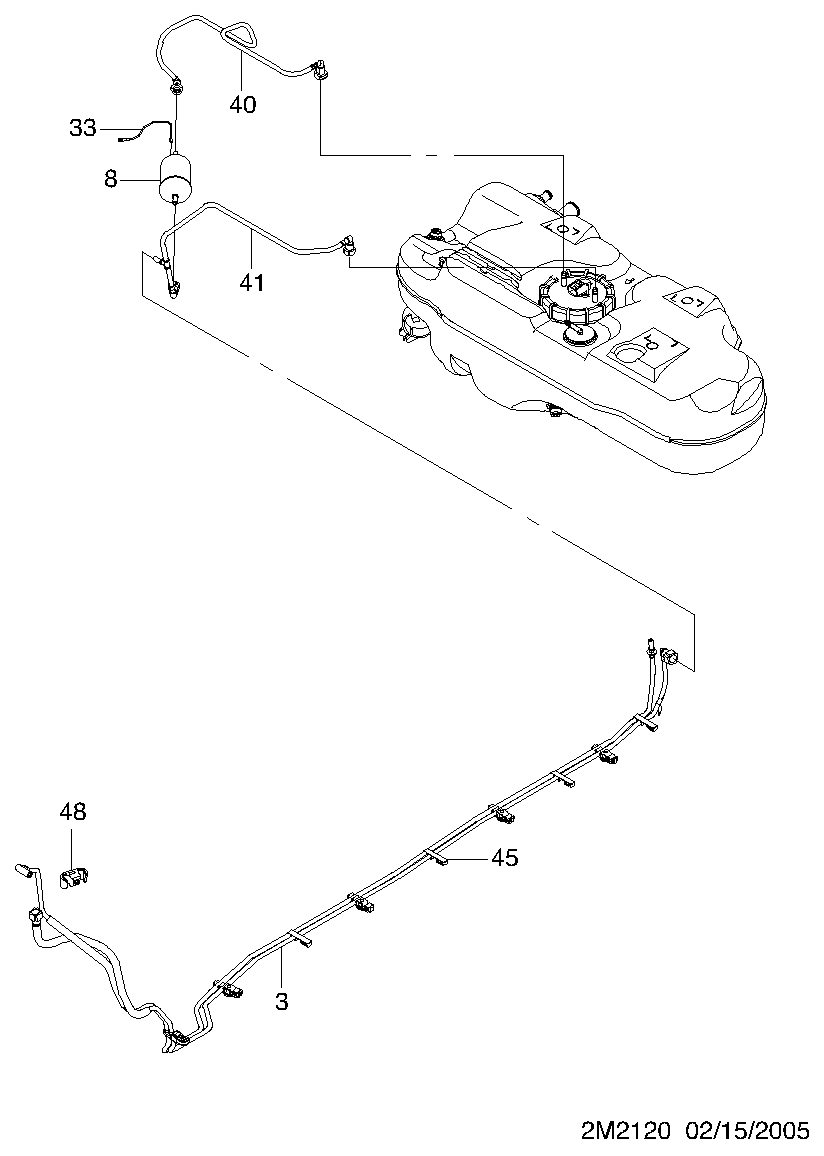 DAEWOO 96 503 420 - Filtru combustibil allinparts.ro
