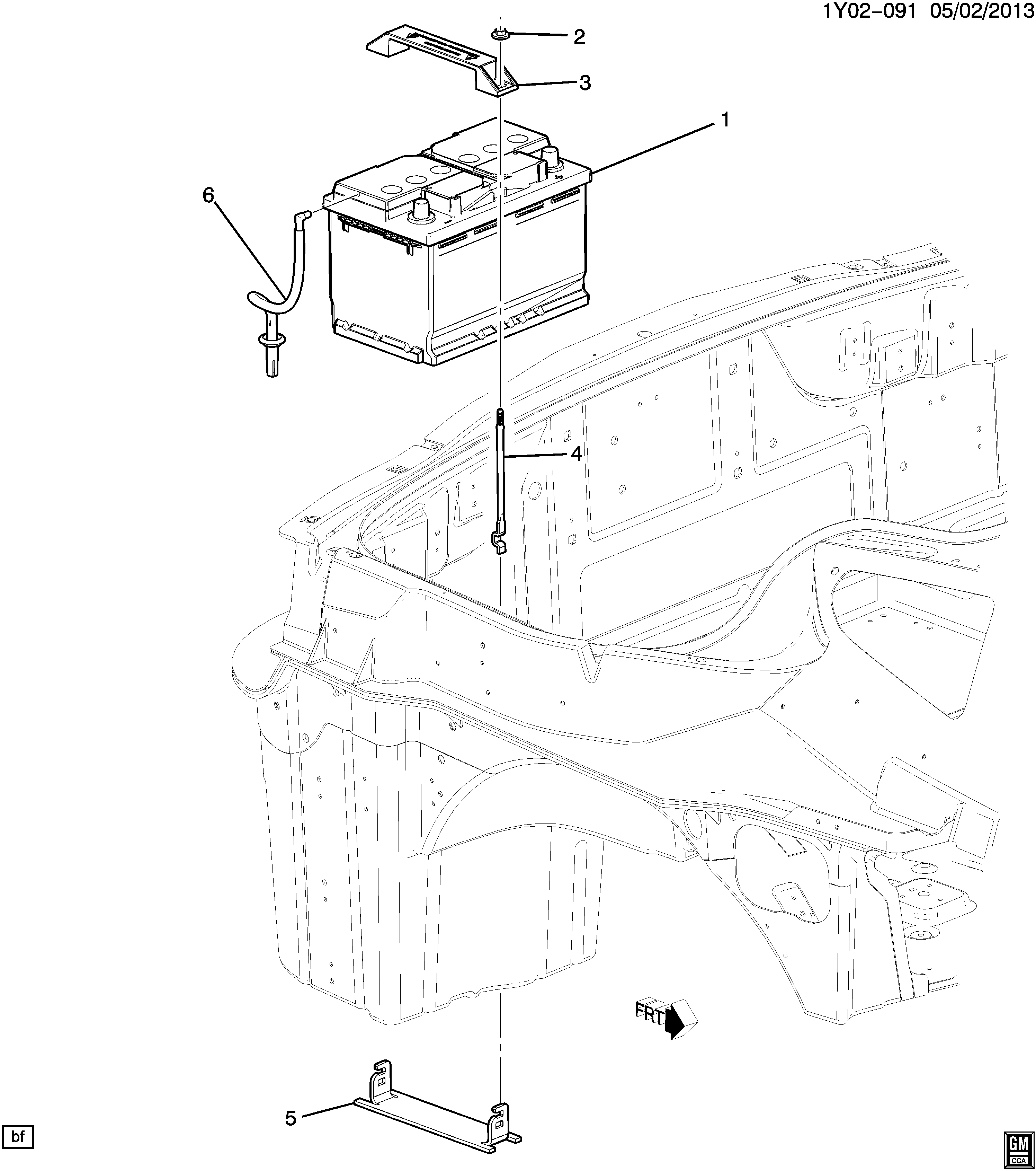 GM 88865244 - Baterie de pornire allinparts.ro