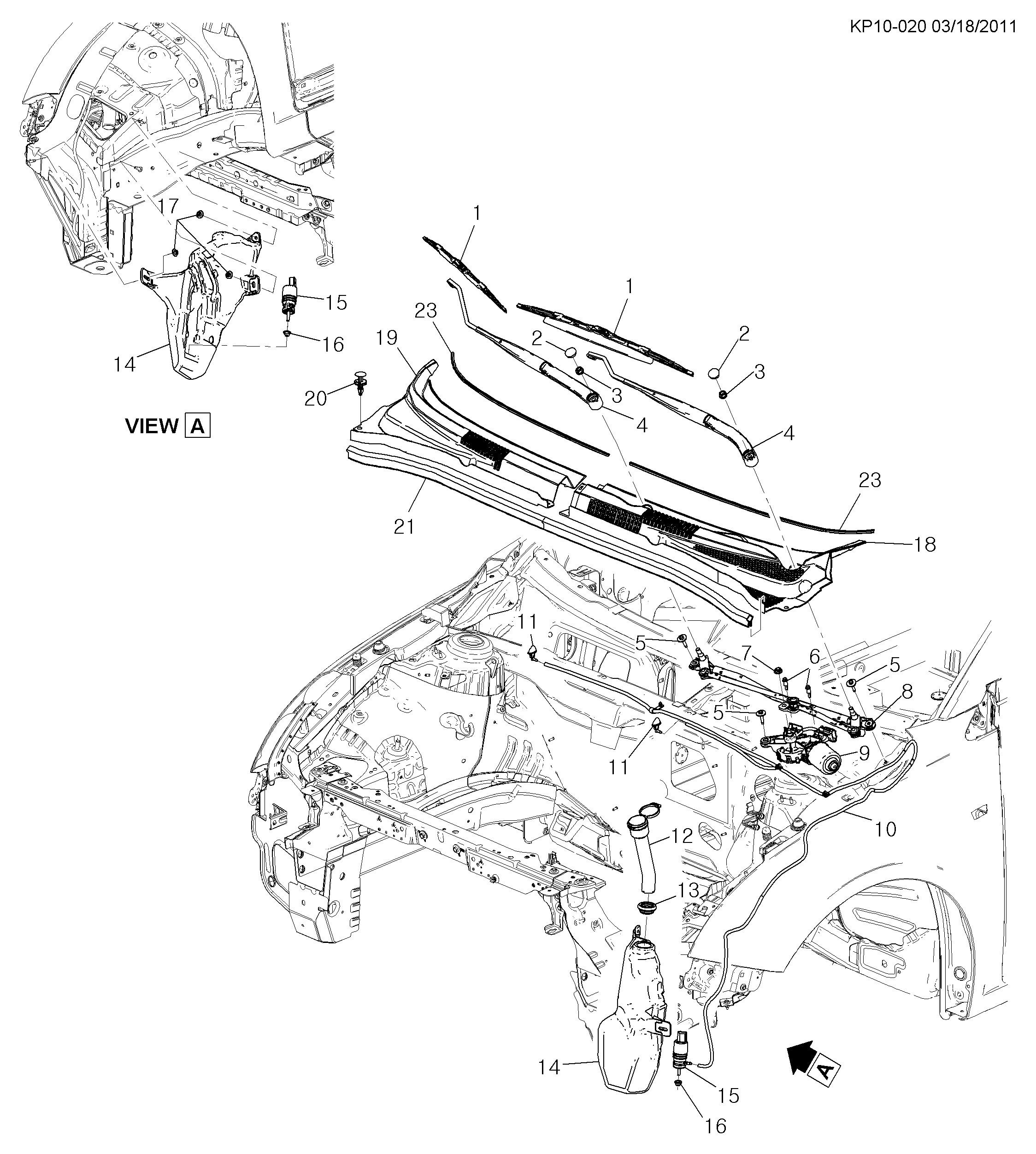 DAEWOO 95089586 - Lamela stergator allinparts.ro