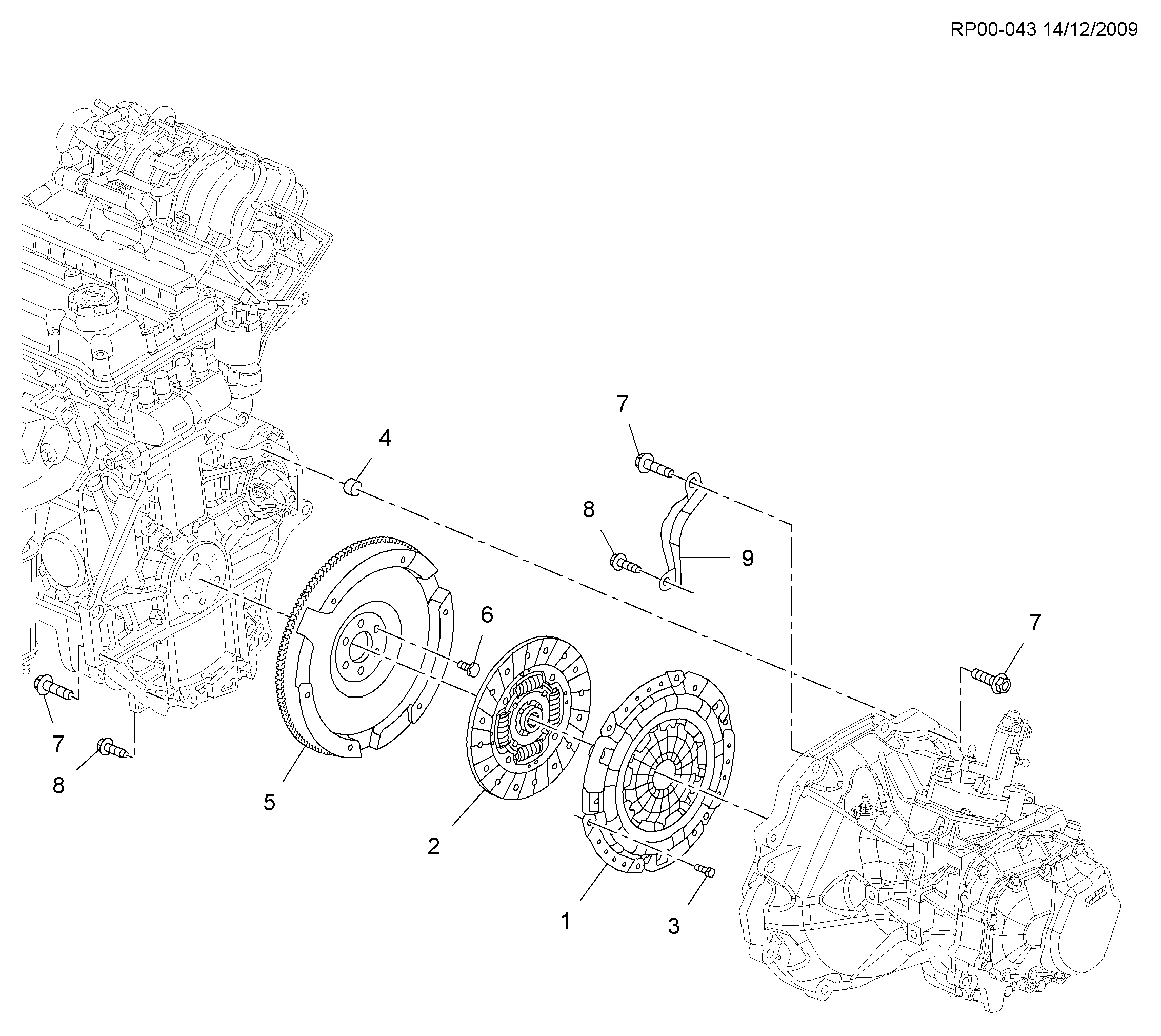 GM 25182560 - Set ambreiaj allinparts.ro