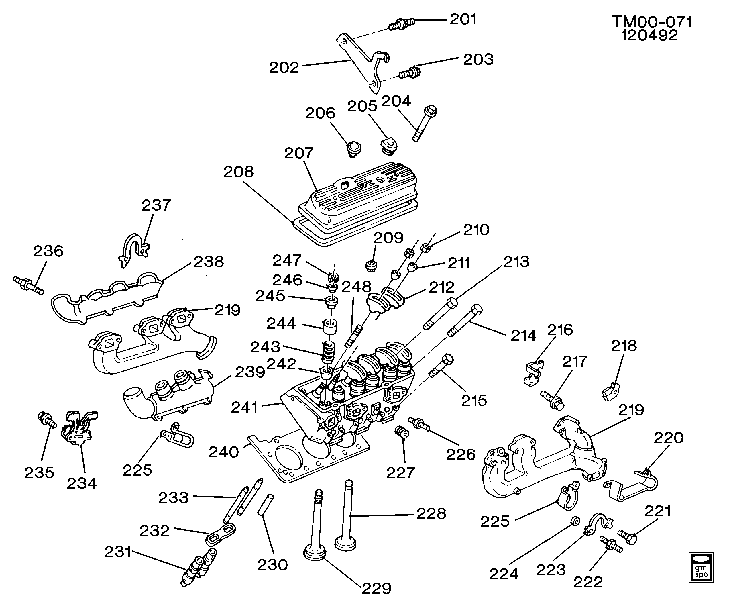 Pontiac 14081257 - Set garnituri, Capac supape allinparts.ro