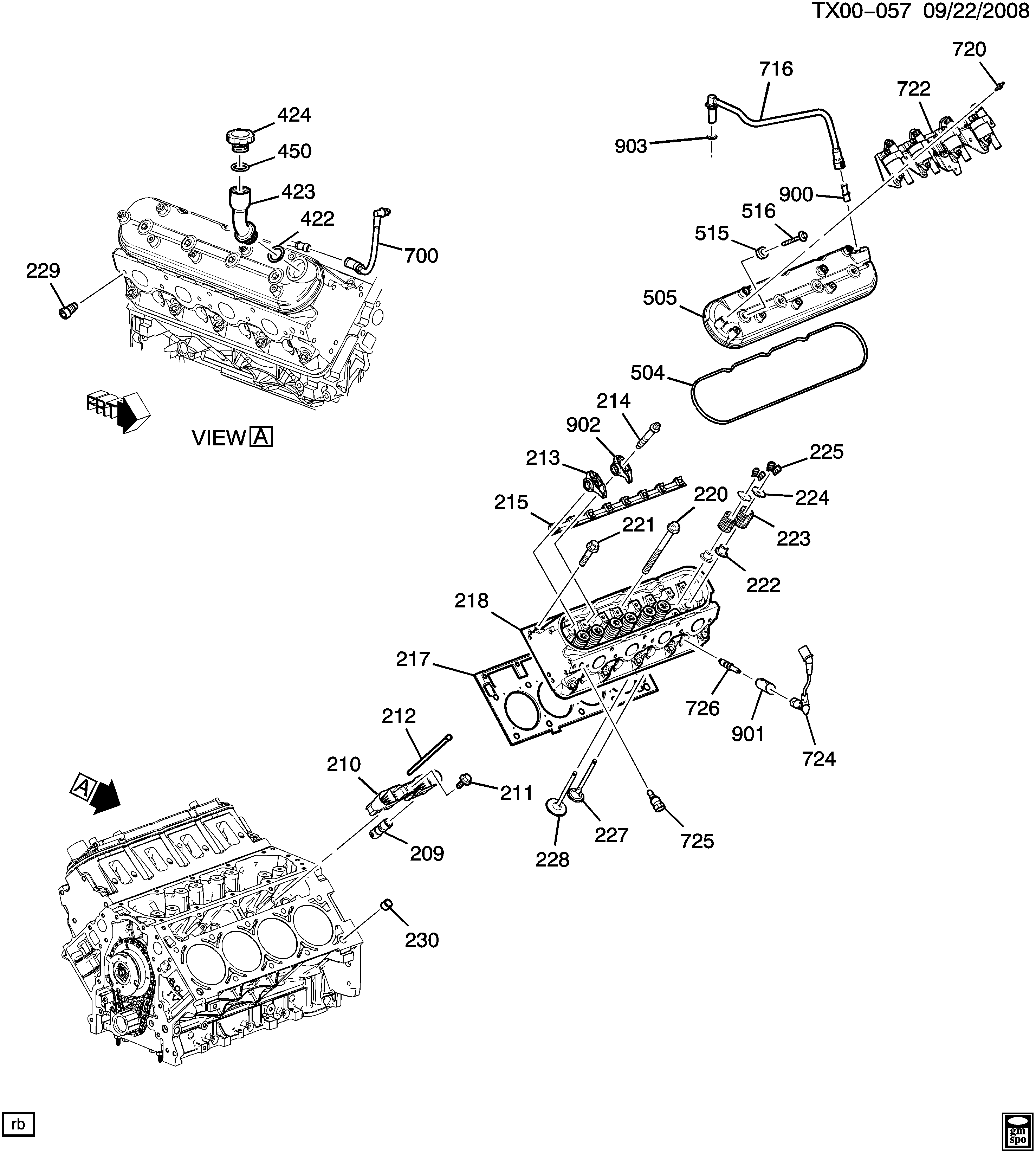 Pontiac 12610046 - Garnitura, chiulasa allinparts.ro