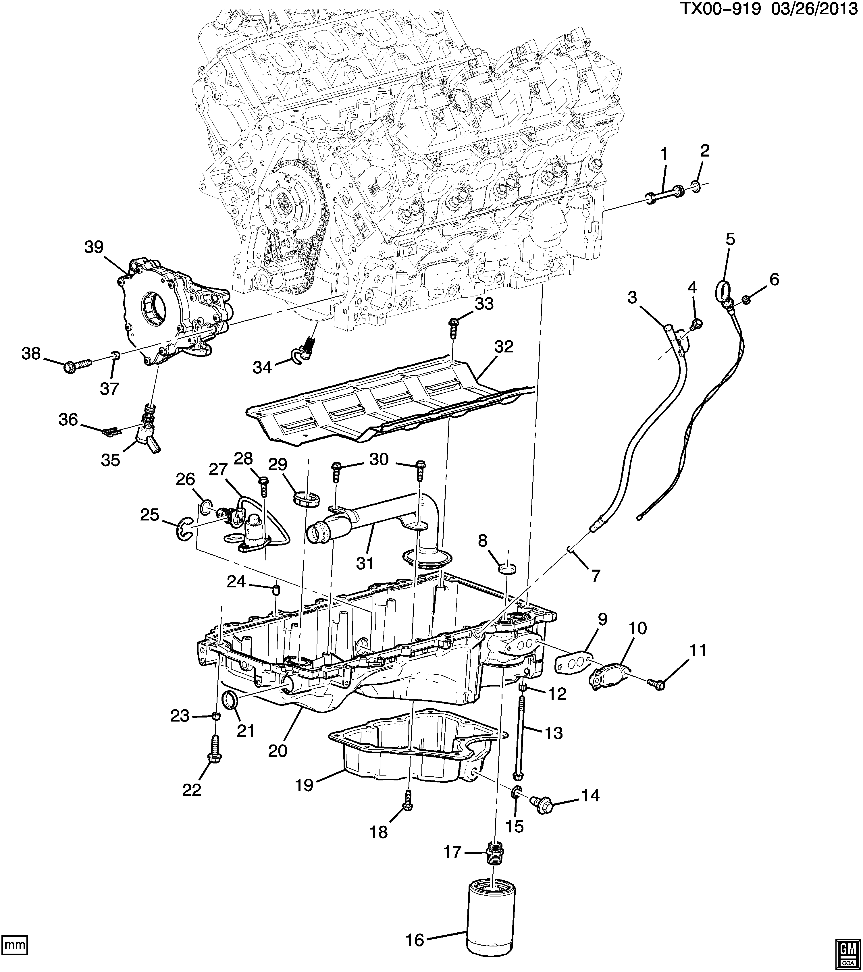 GM 19330000 - Filtru ulei allinparts.ro