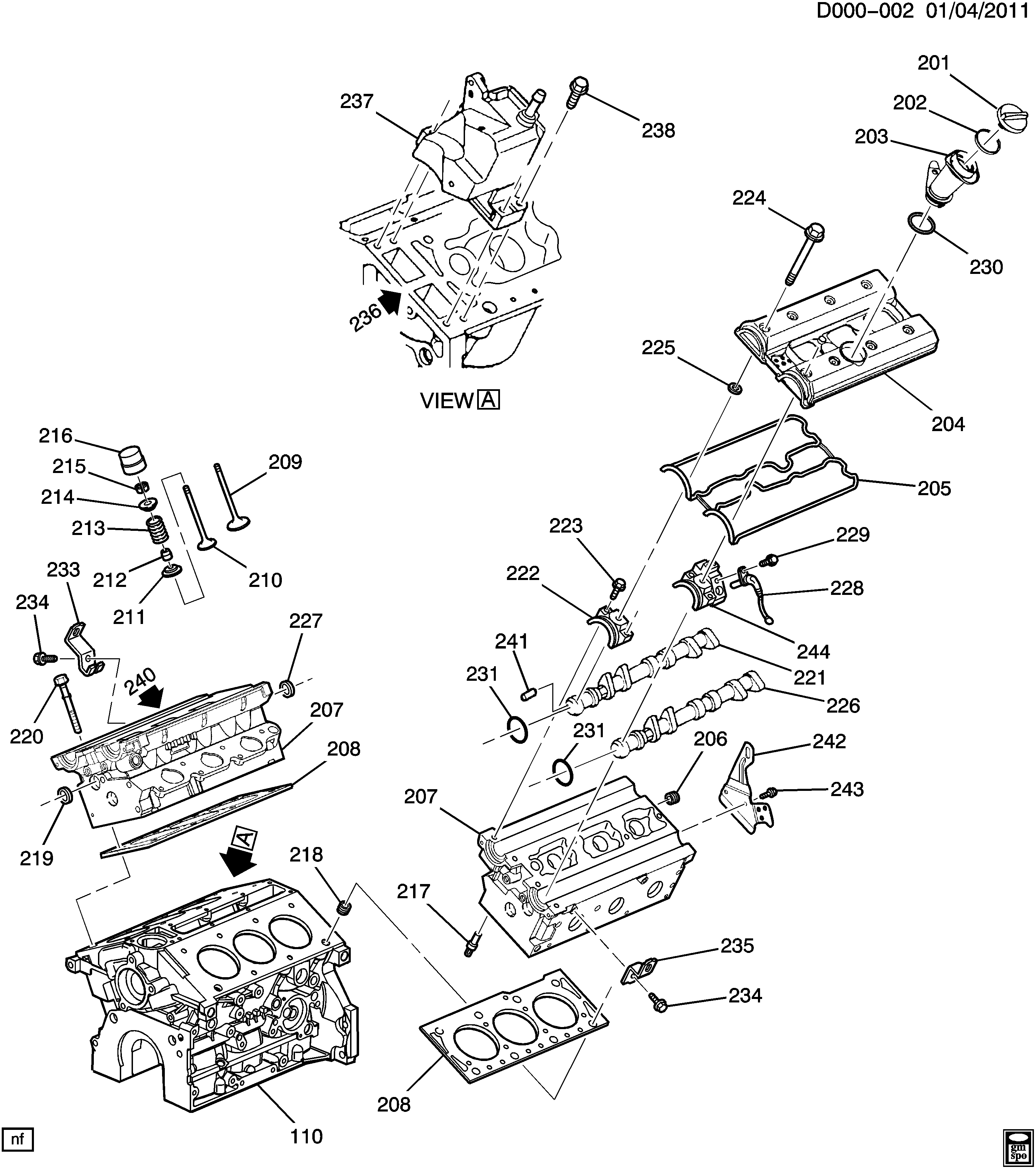 PSA 24419109 - Culbutor supapa allinparts.ro