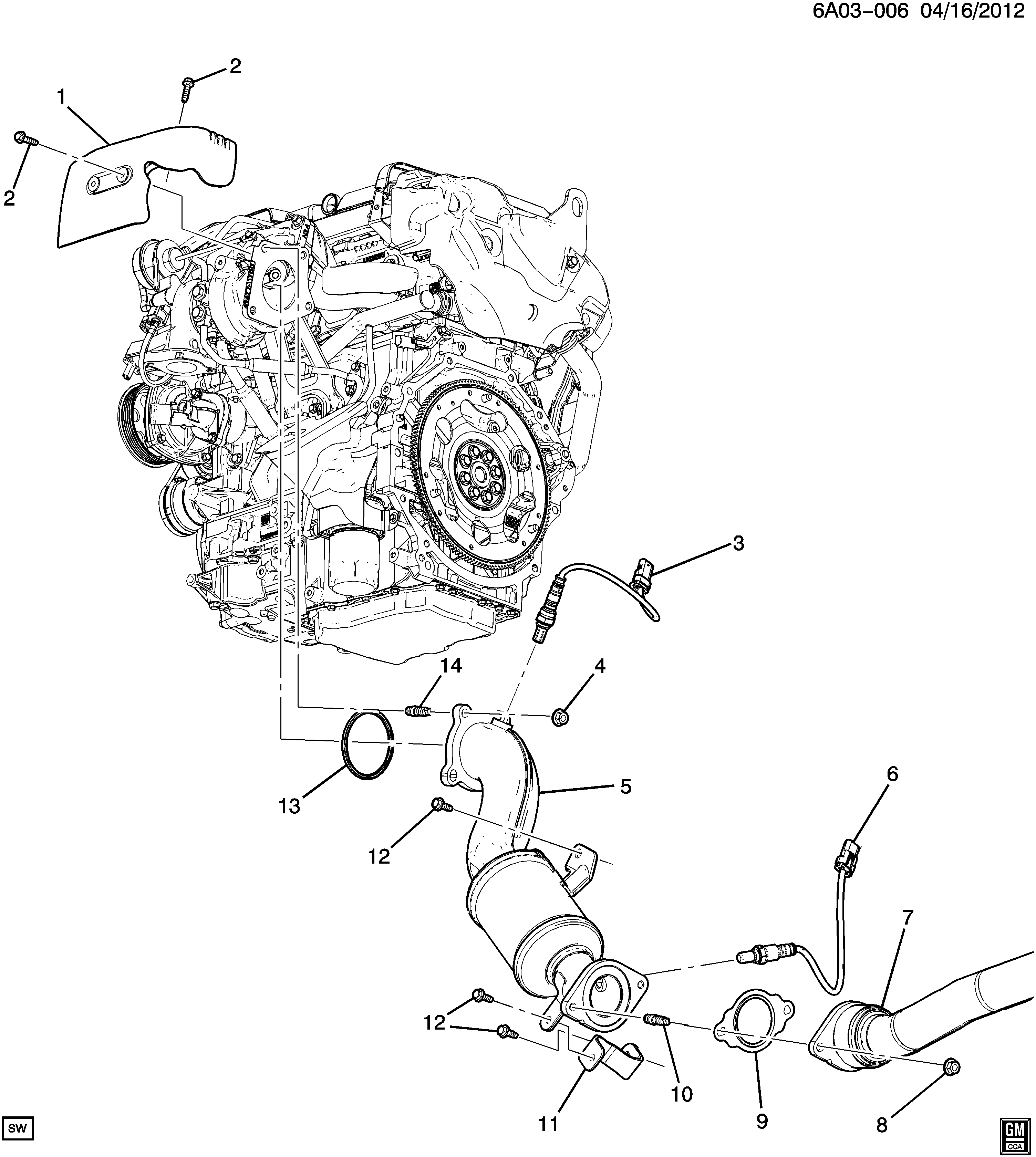 GM 12683553 - Sonda Lambda allinparts.ro