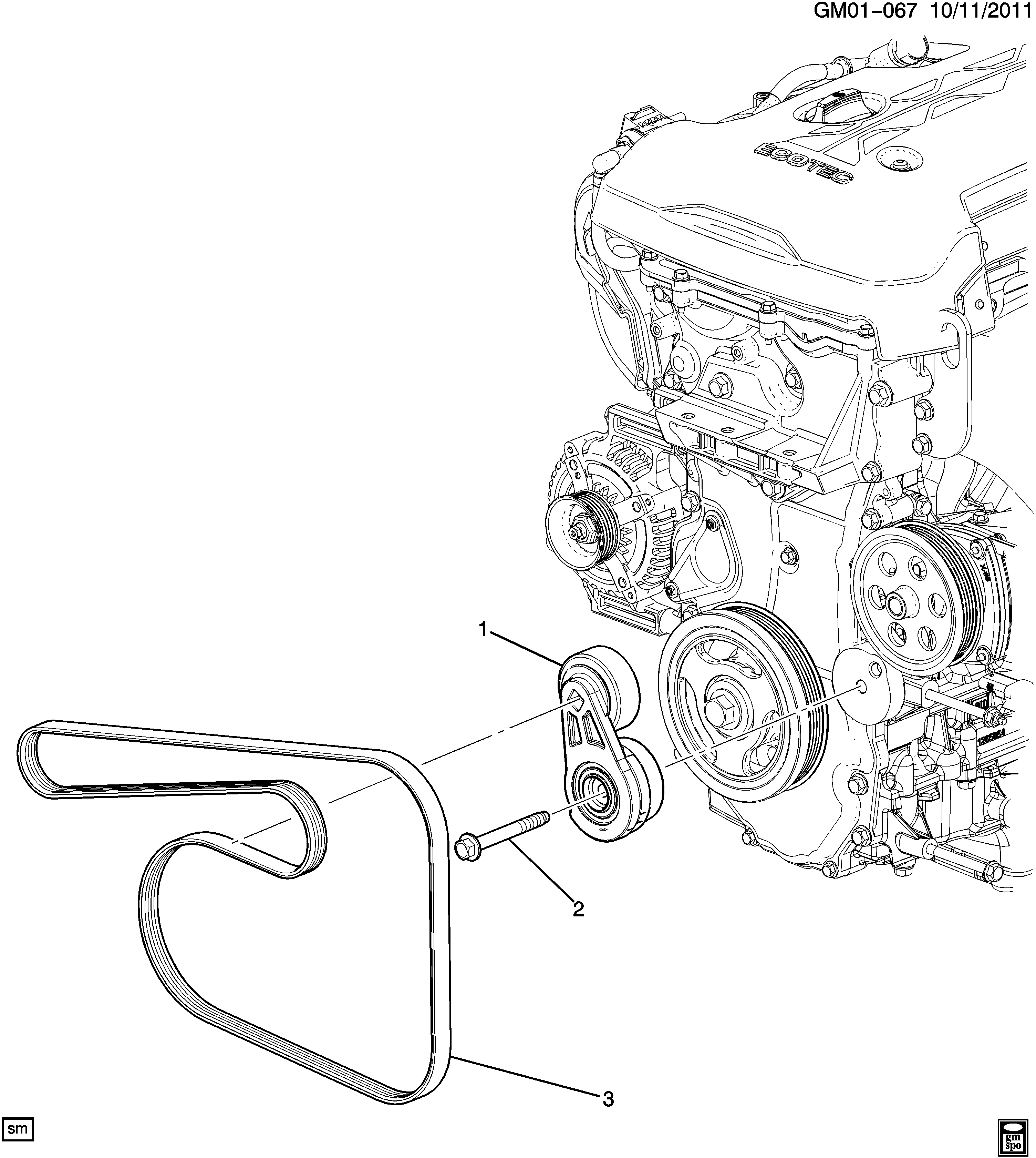 PSA 12664598 - Curea transmisie cu caneluri allinparts.ro