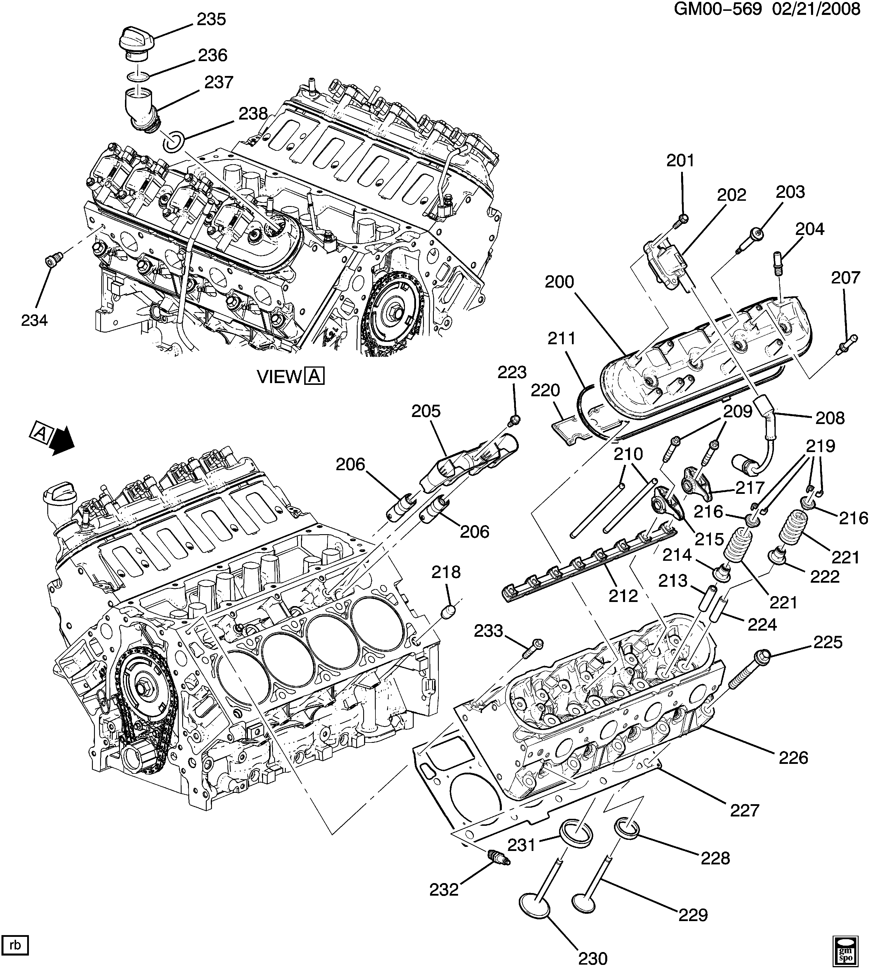 Hummer 12622033 - Garnitura, chiulasa allinparts.ro