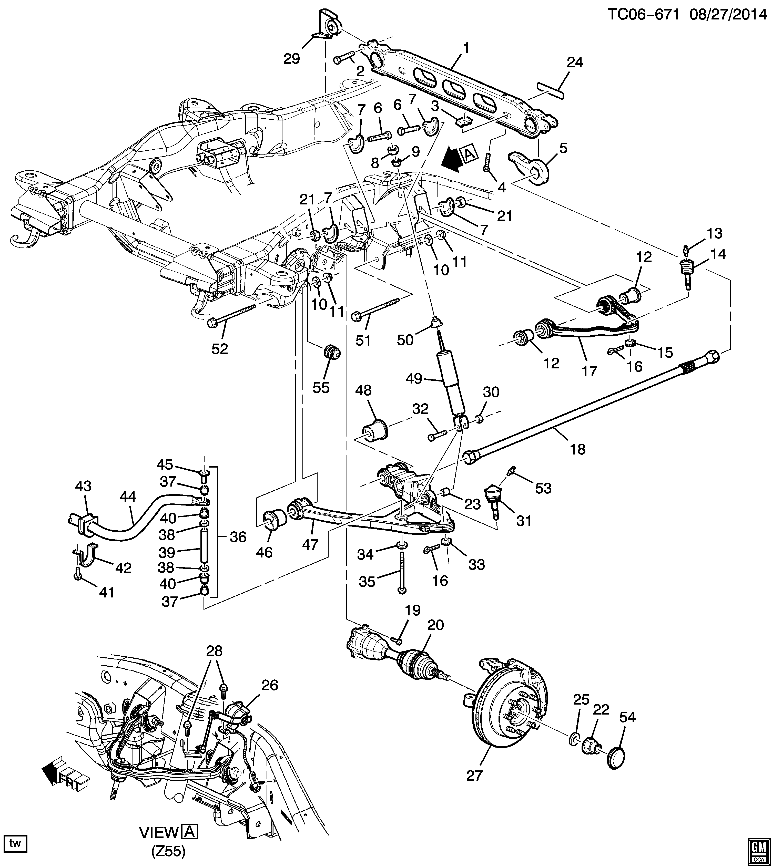 GM 12475479 - Suport,trapez allinparts.ro