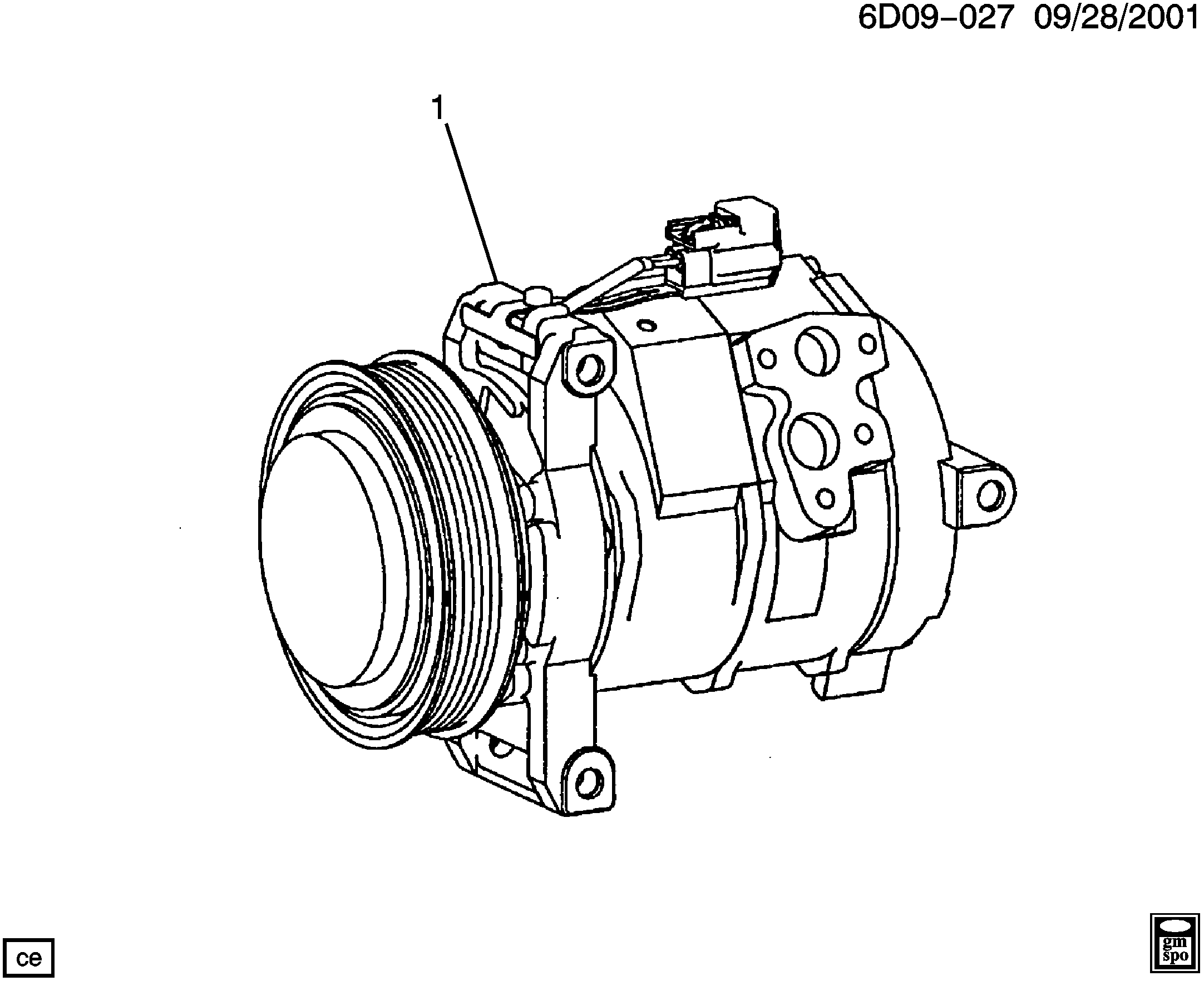 GM 89023453 - Compresor, climatizare allinparts.ro