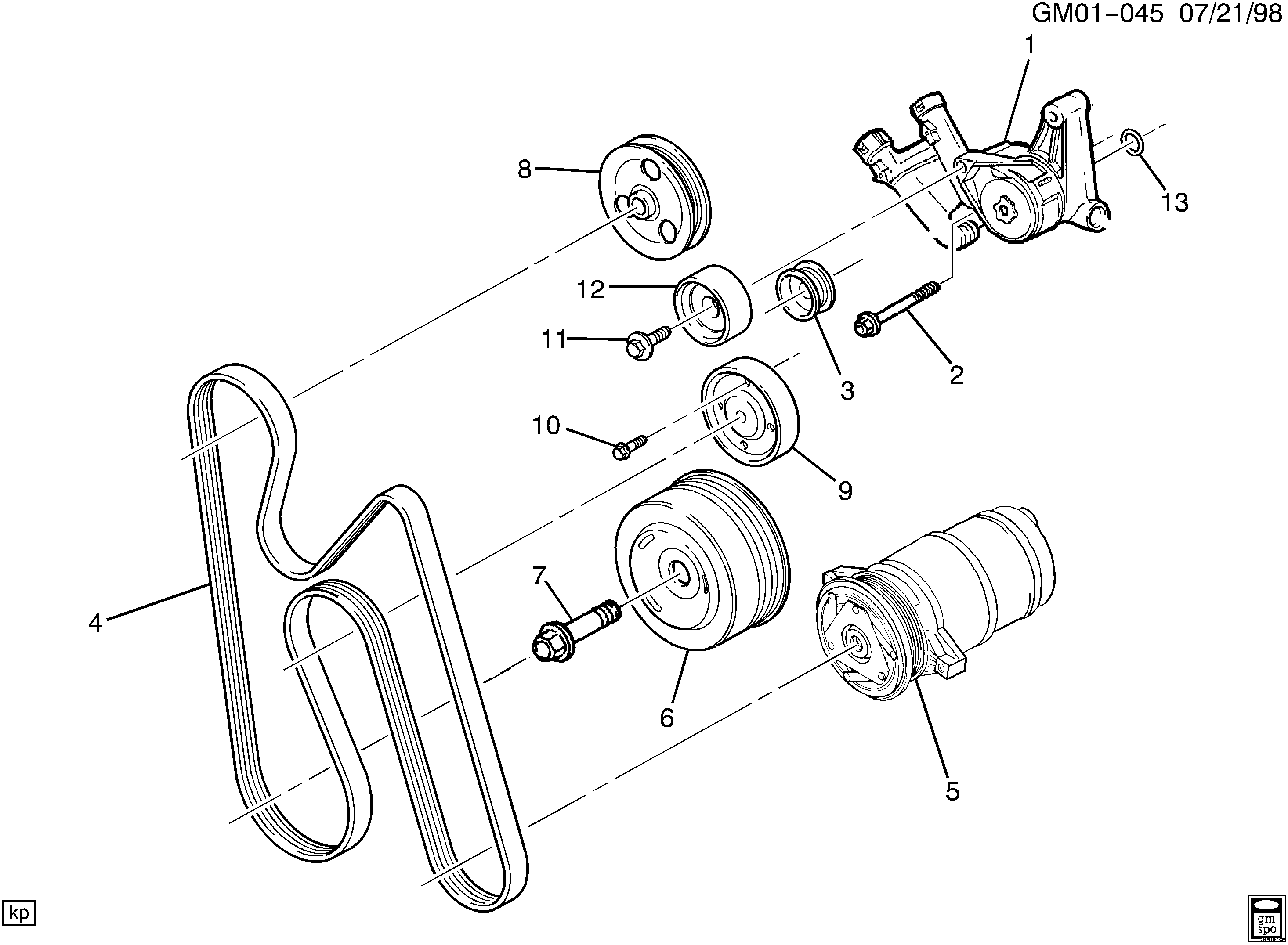 GM 19244953 - Curea transmisie cu caneluri allinparts.ro