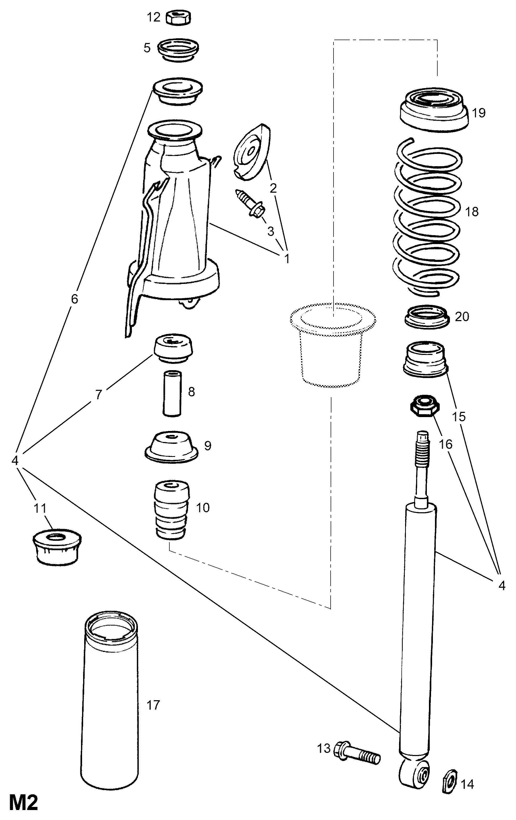 GM 436271 - Amortizor allinparts.ro
