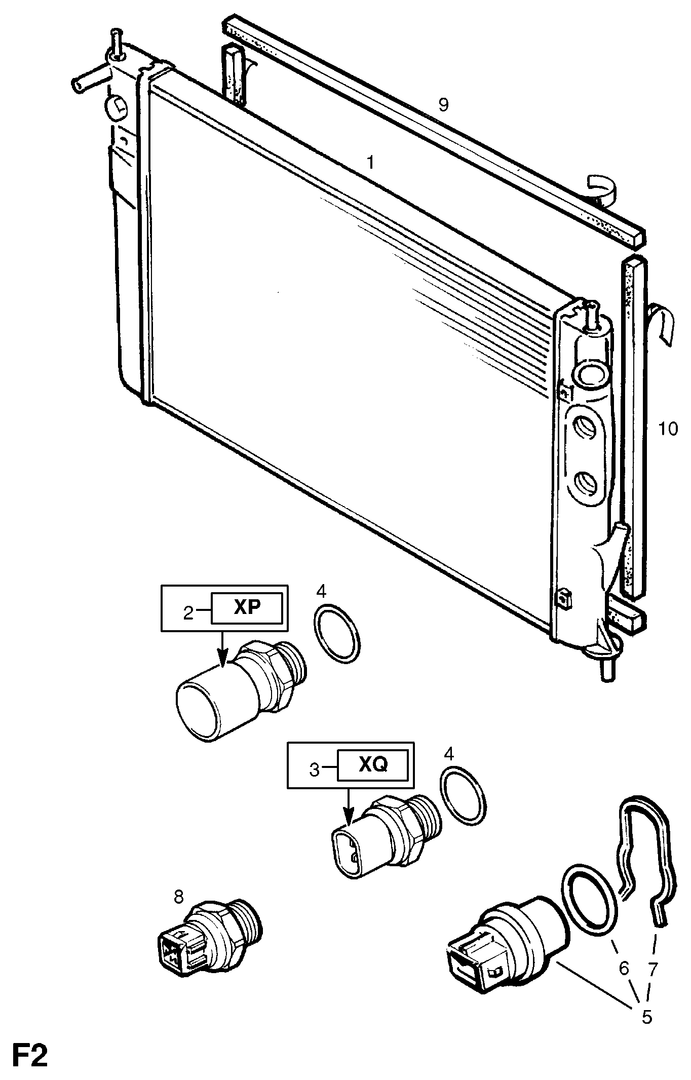 SAAB 1300160 - Radiator, racire motor allinparts.ro