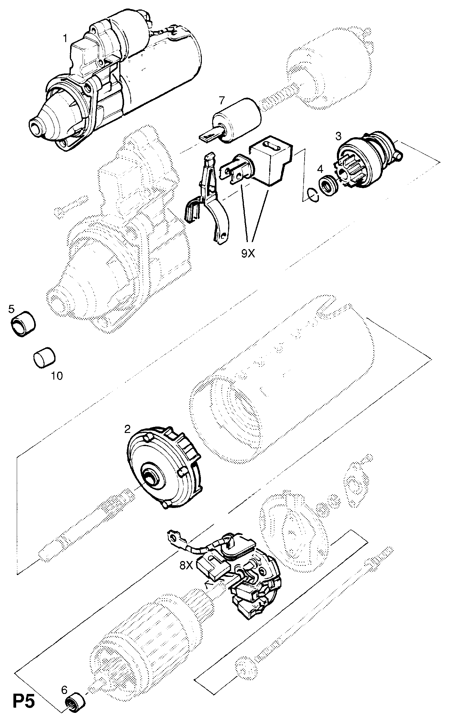 PSA 12 02 145 - Starter allinparts.ro