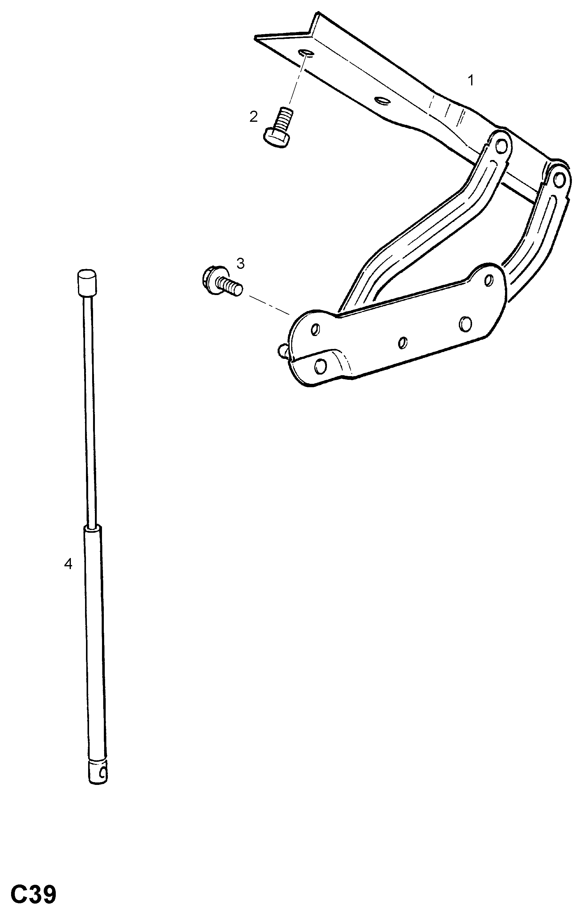 GM 1180402 - Amortizor capota allinparts.ro