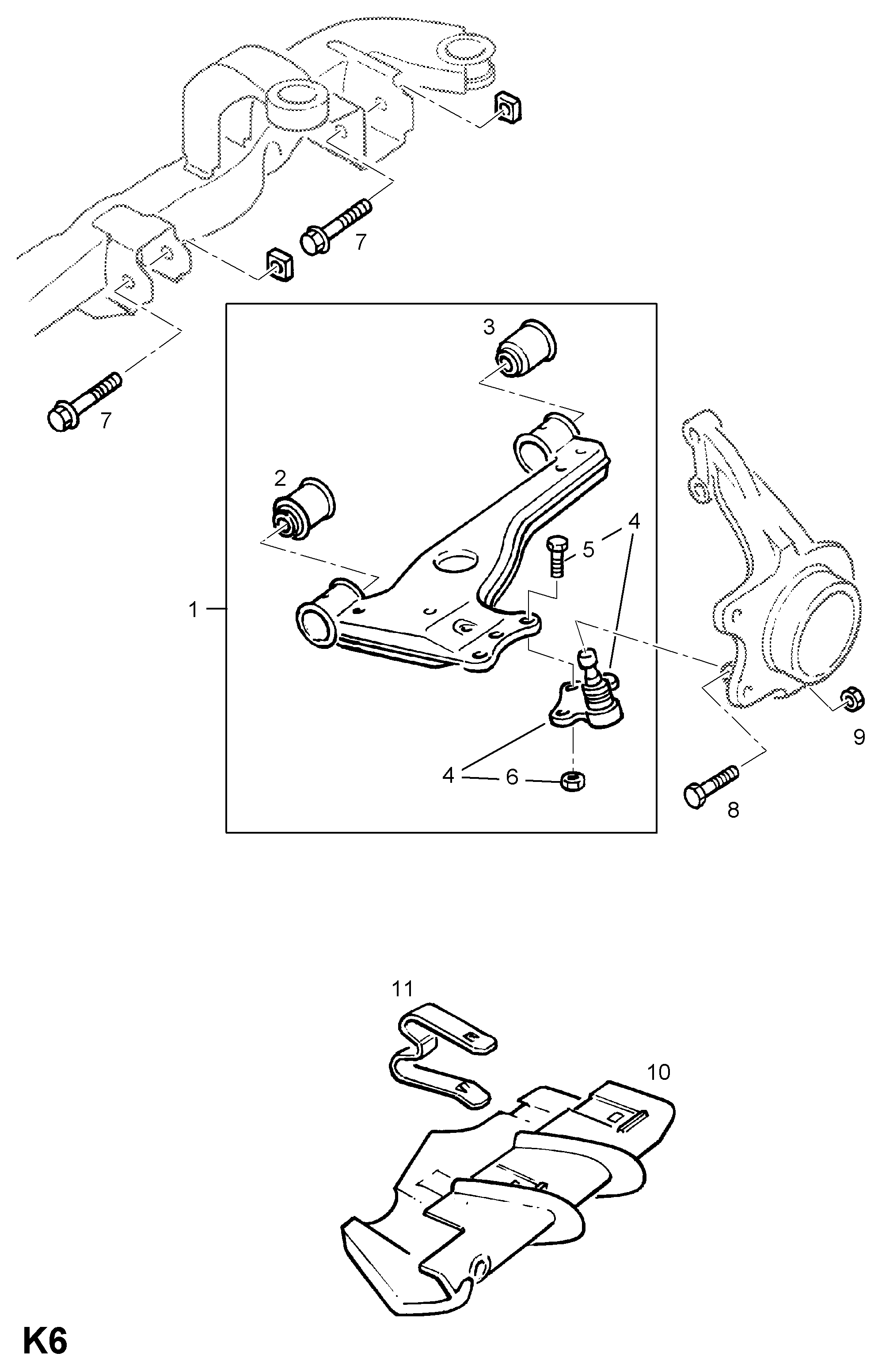Pontiac 352357 - Suport,trapez allinparts.ro