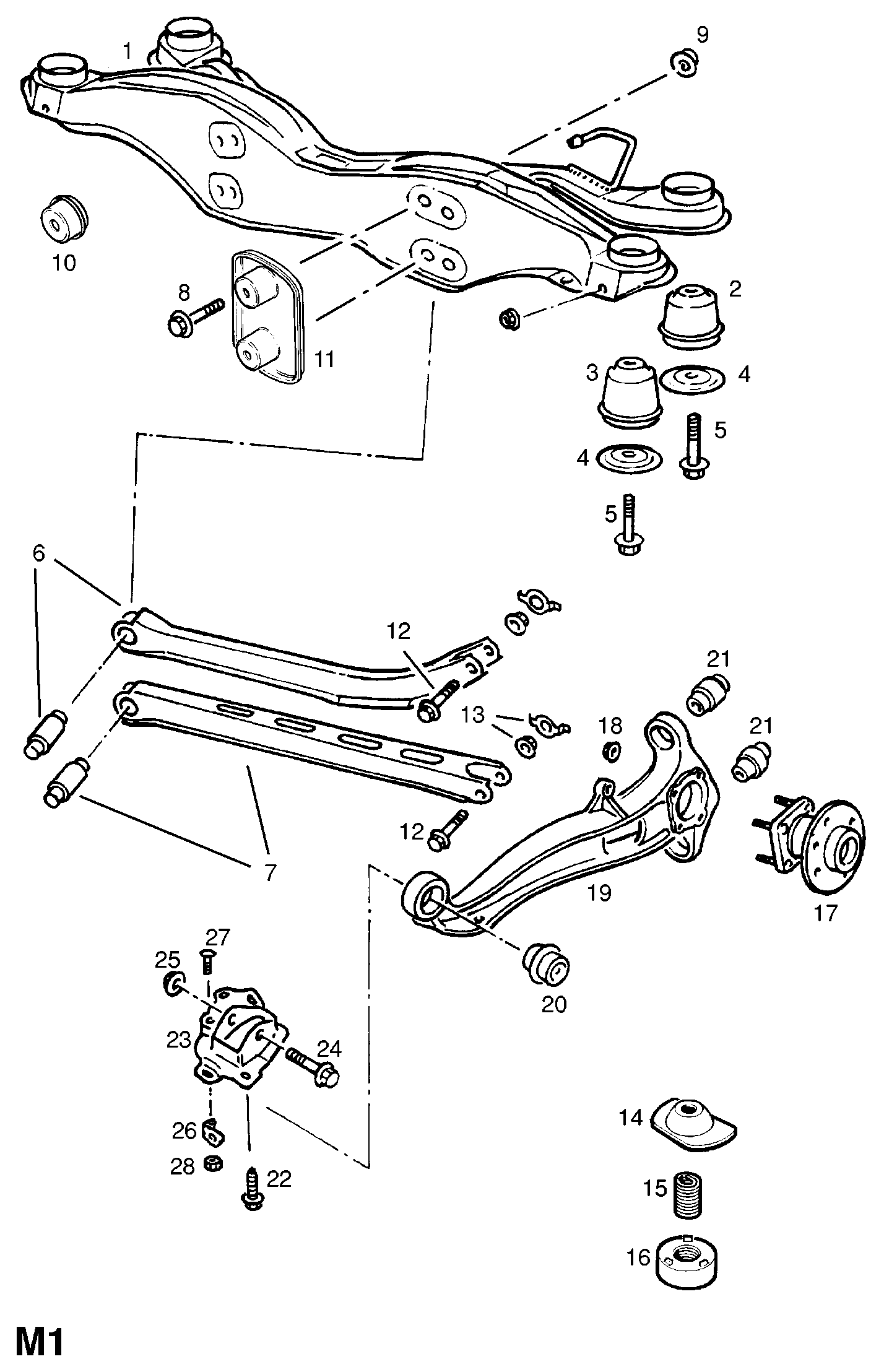 PSA 4 23 021 - Brat, suspensie roata allinparts.ro