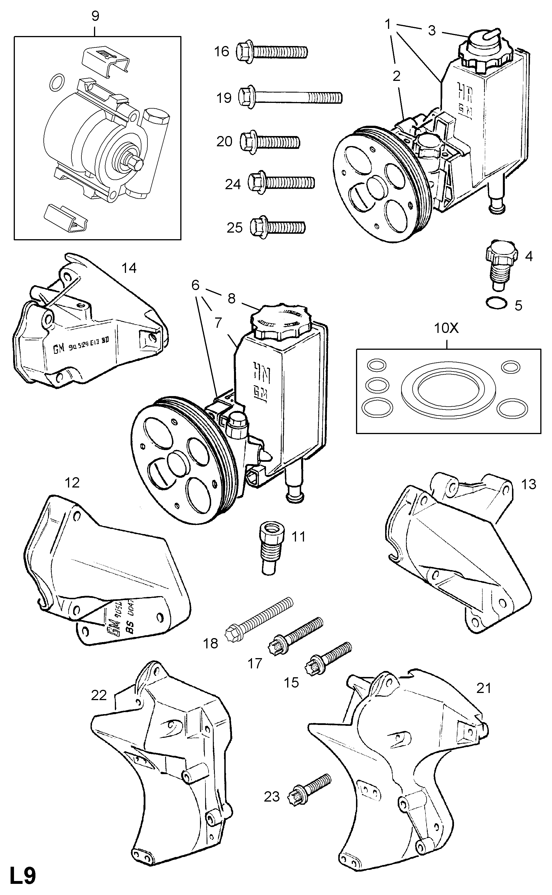PSA 948085 - Pompa hidraulica, sistem de directie allinparts.ro