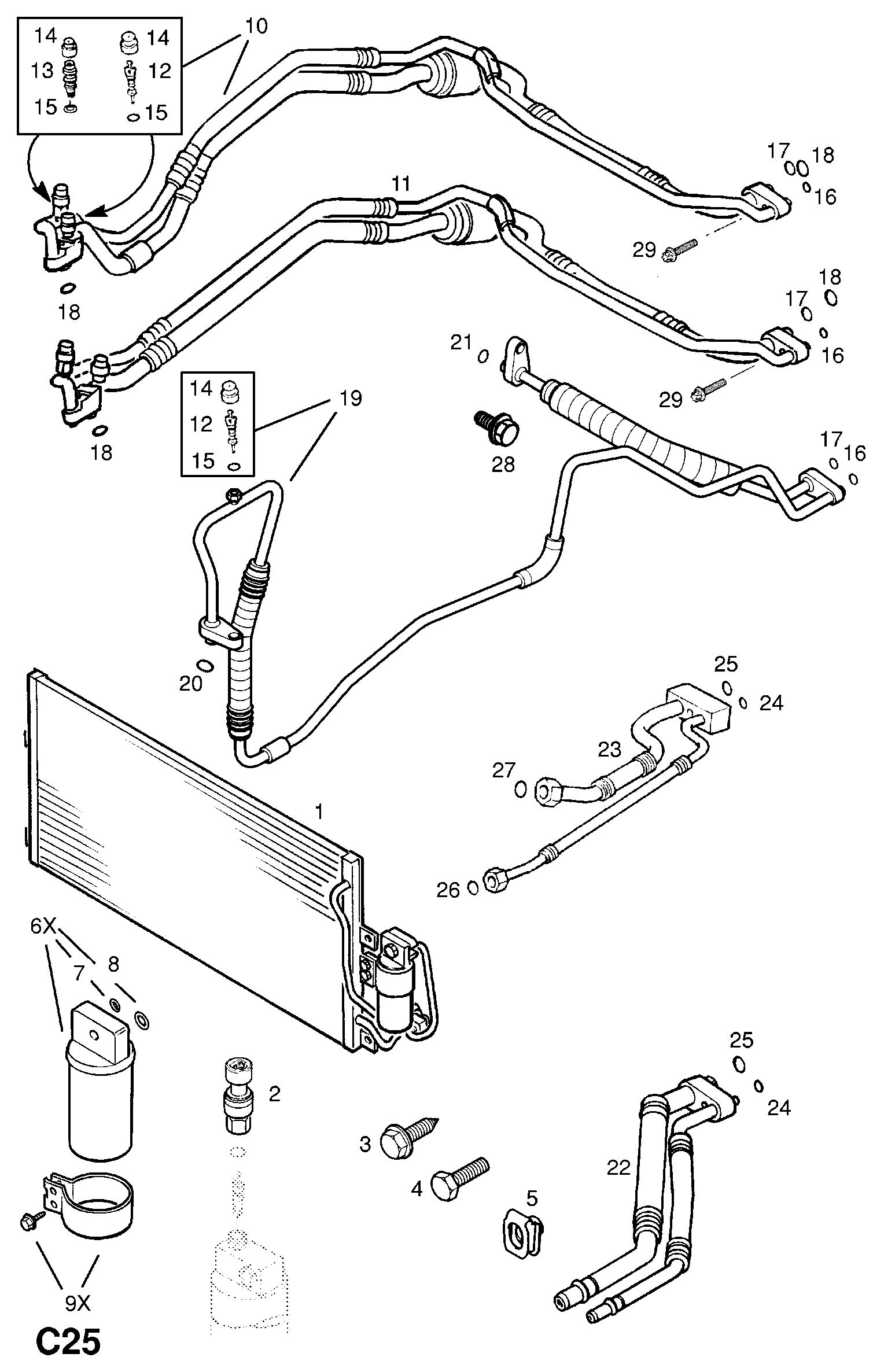 Volvo 1851201 - Supapa expansiune, clima allinparts.ro