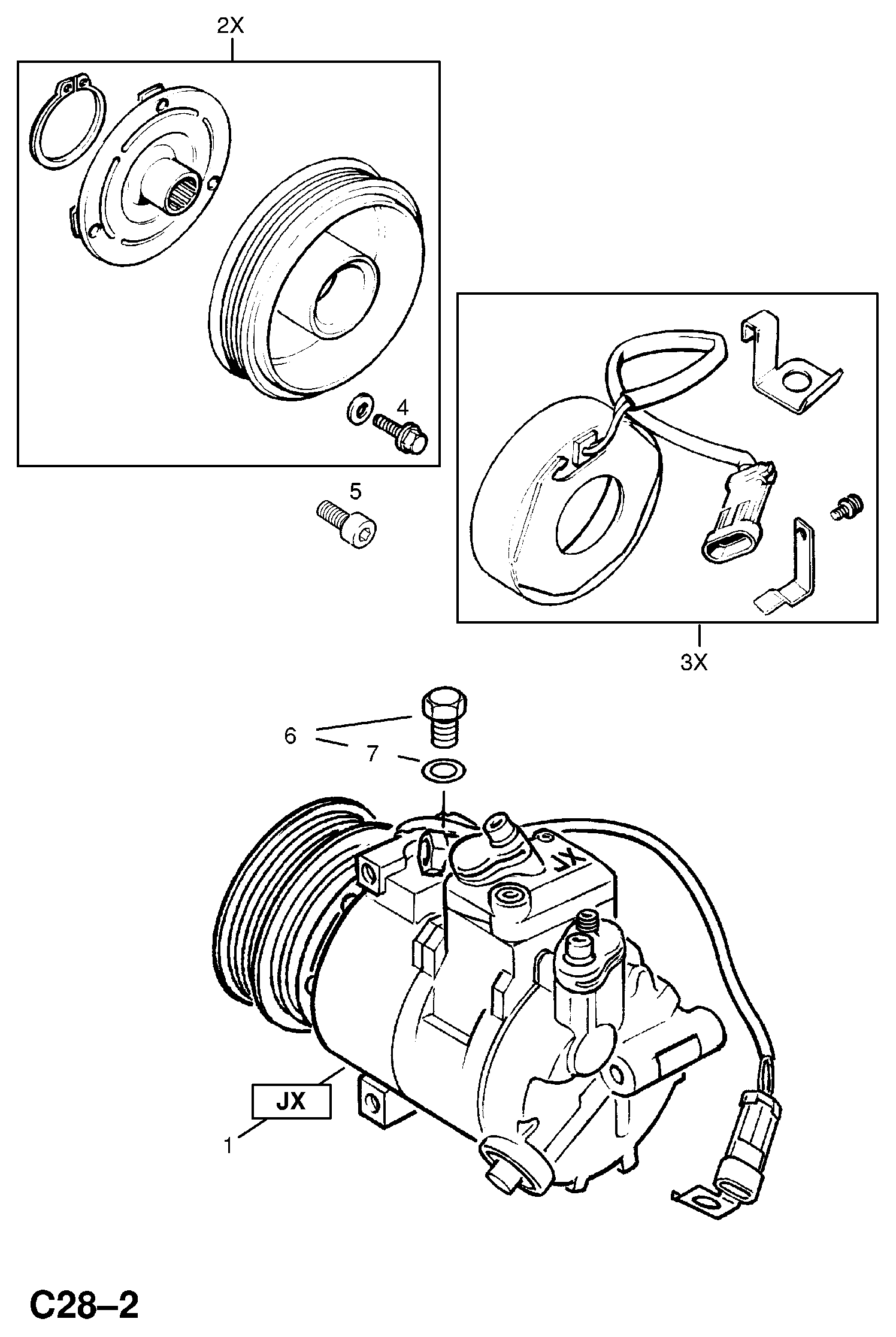 OM 1854142 - Compresor, climatizare allinparts.ro