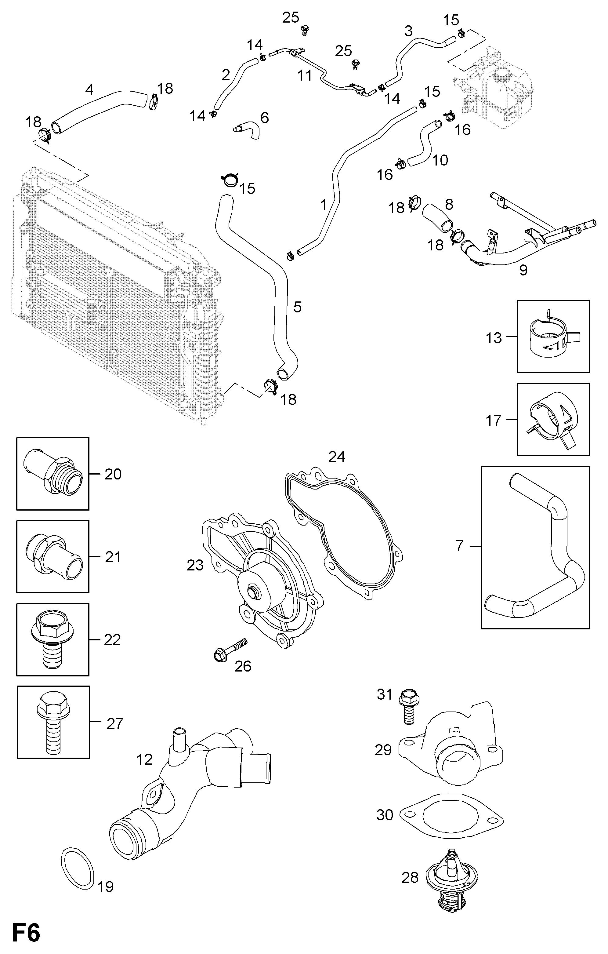 GM 4805174 - Pompa apa allinparts.ro