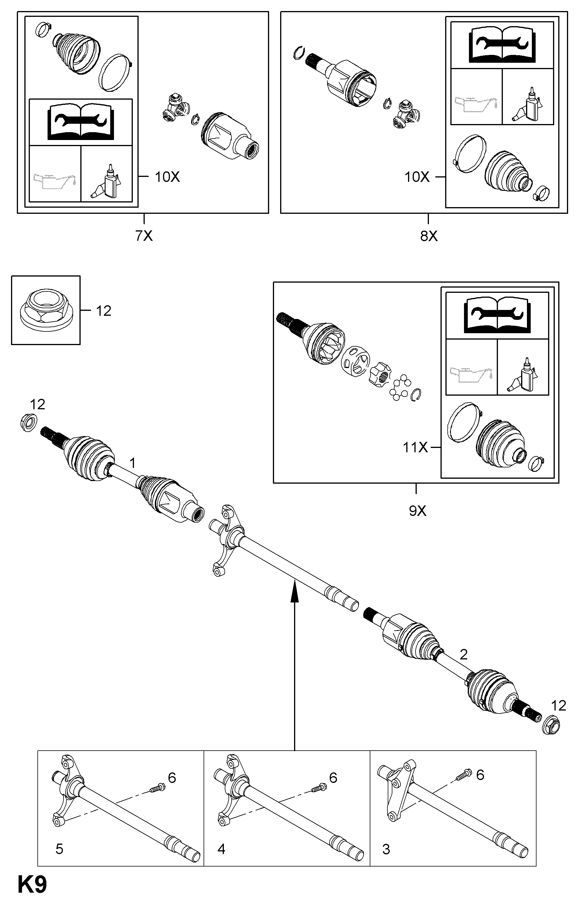 PSA 4804589 - Set articulatie, planetara allinparts.ro