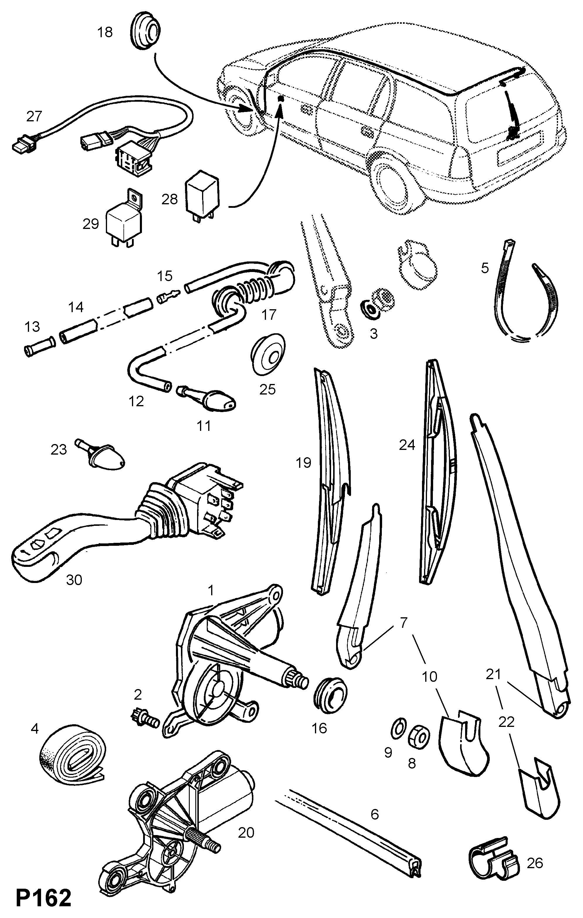 PSA 12 73 059 - Lamela stergator allinparts.ro