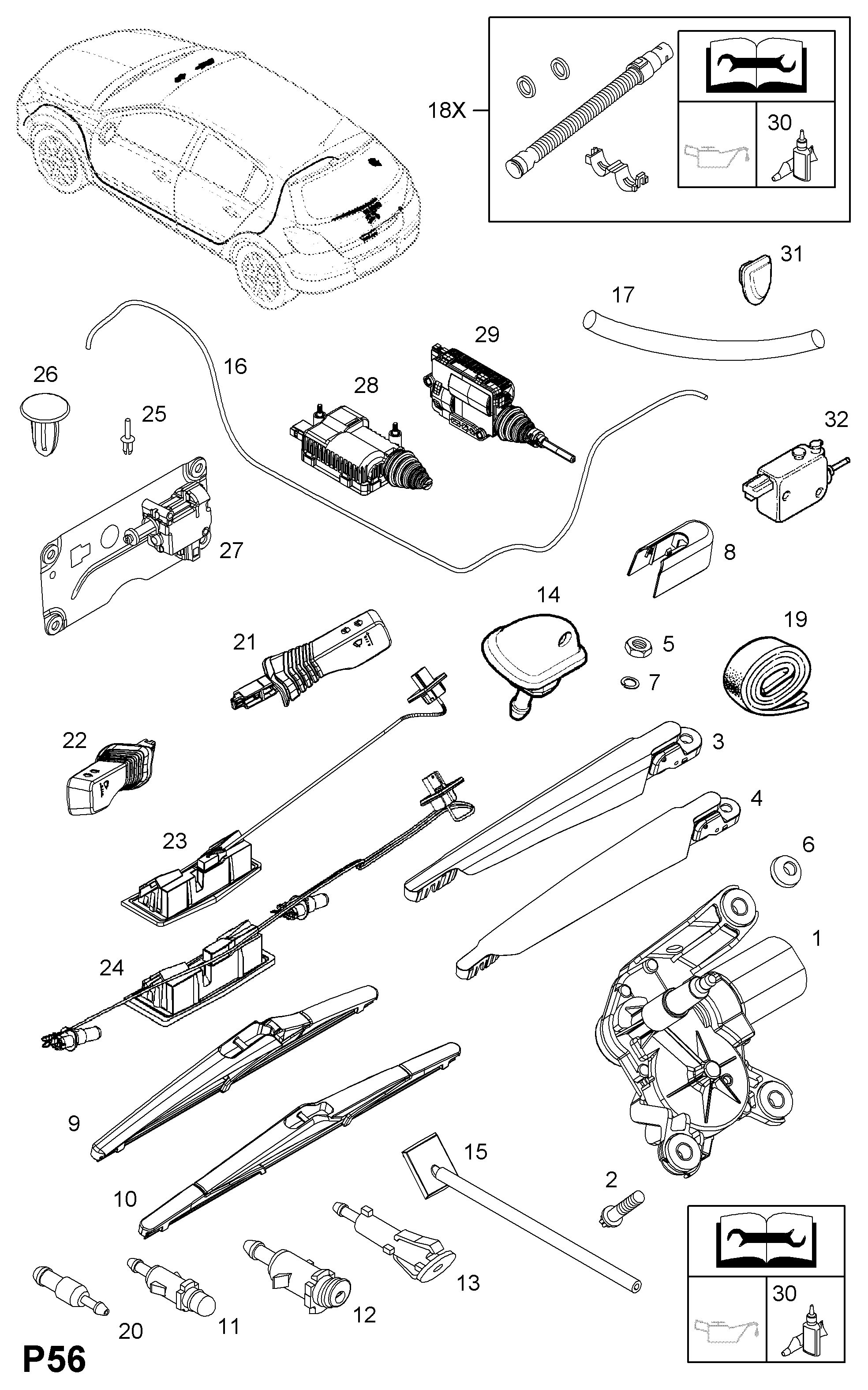PSA 6272313 - Lamela stergator allinparts.ro