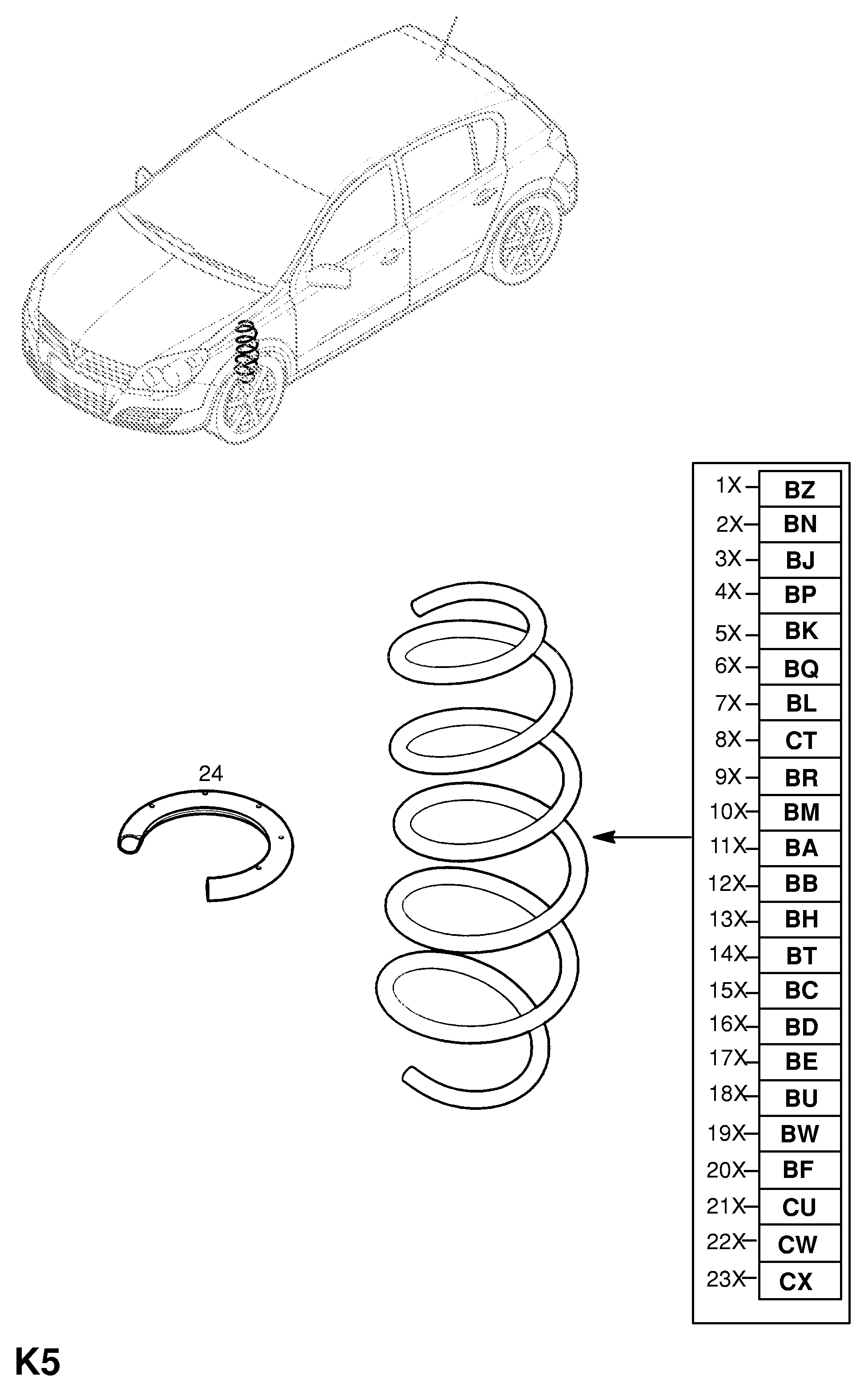 GM 312254 - Arc spiral allinparts.ro