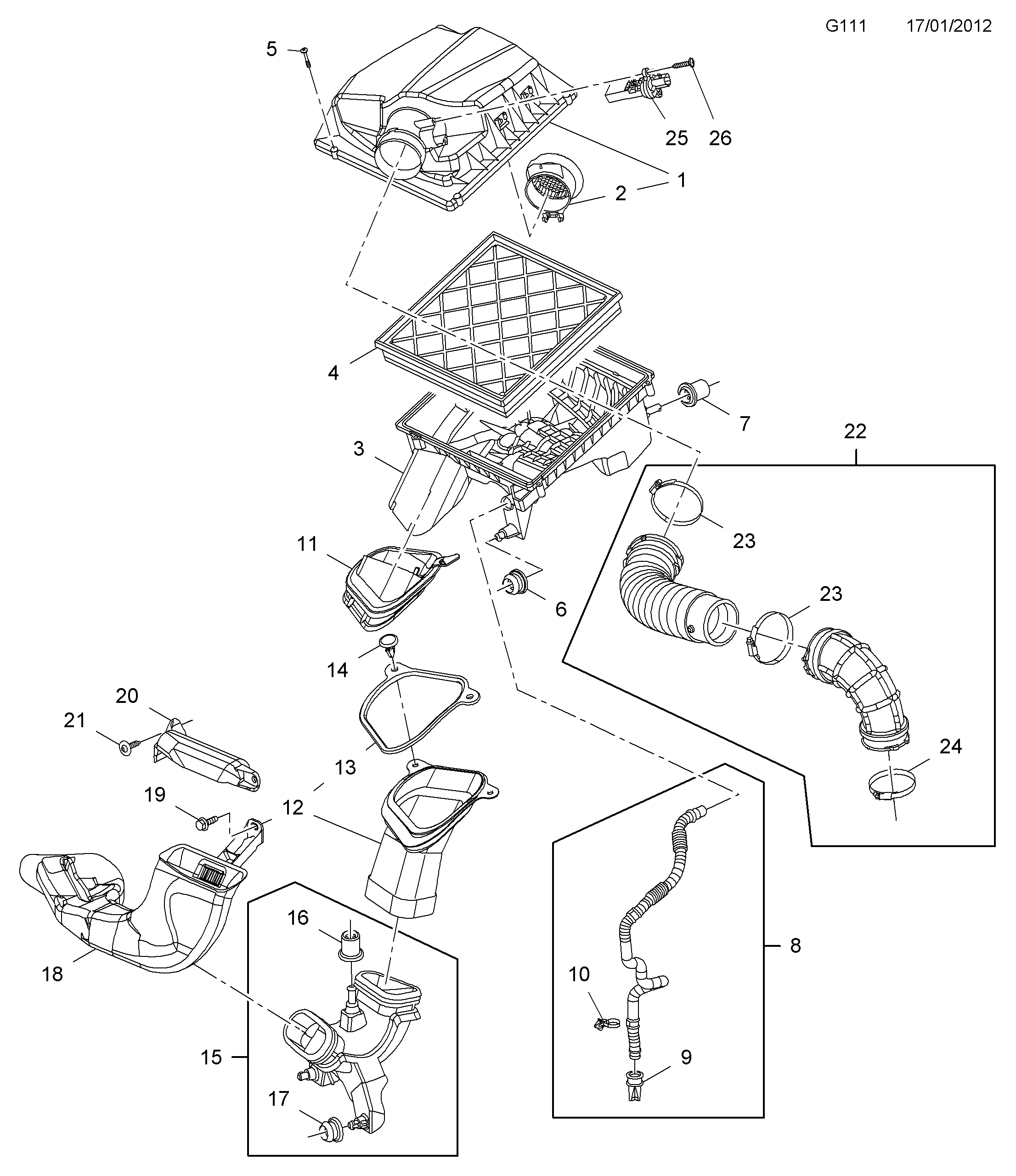 PSA 836005 - Senzor debit aer allinparts.ro