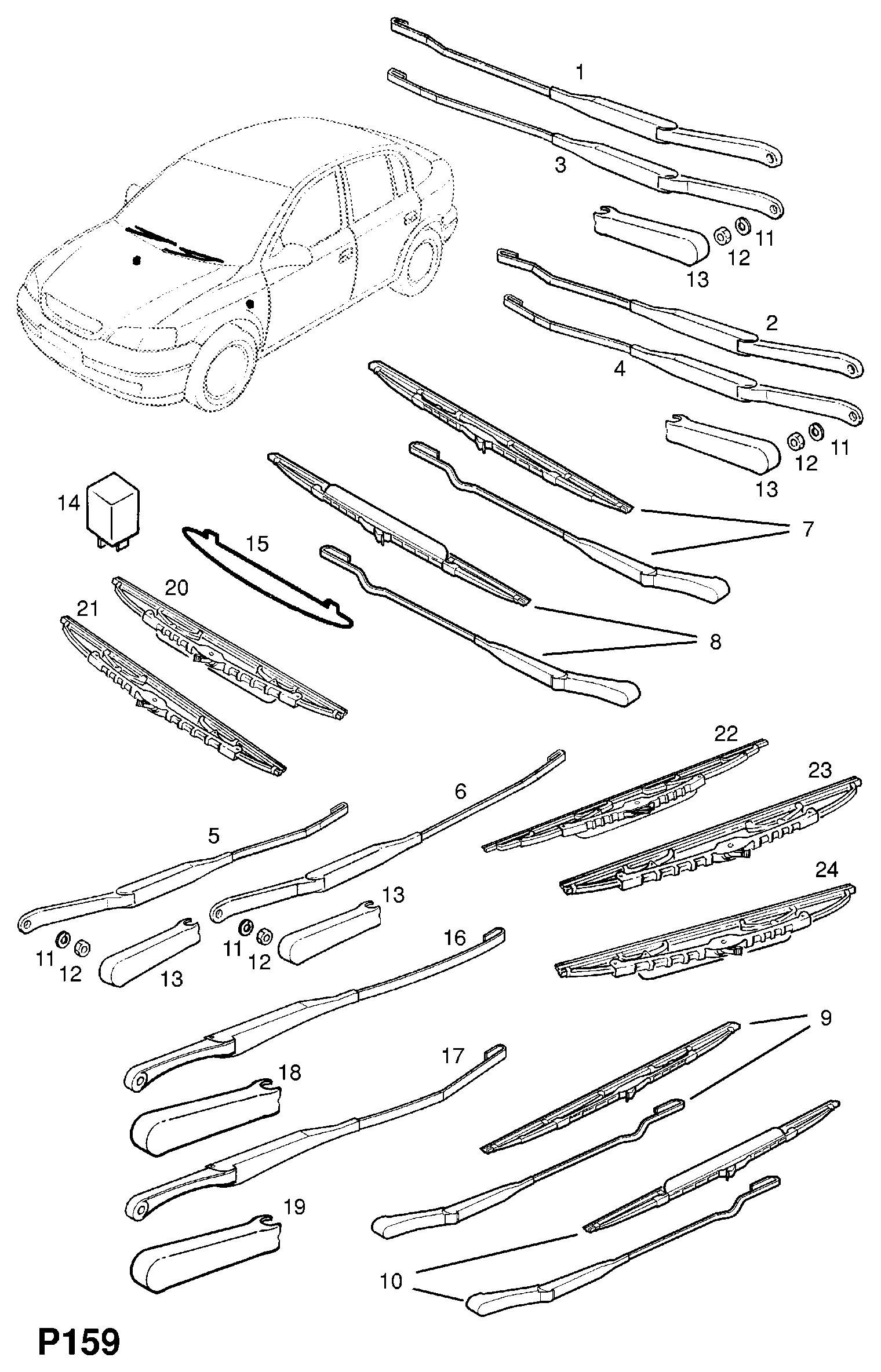 PSA 6272240 - Lamela stergator allinparts.ro