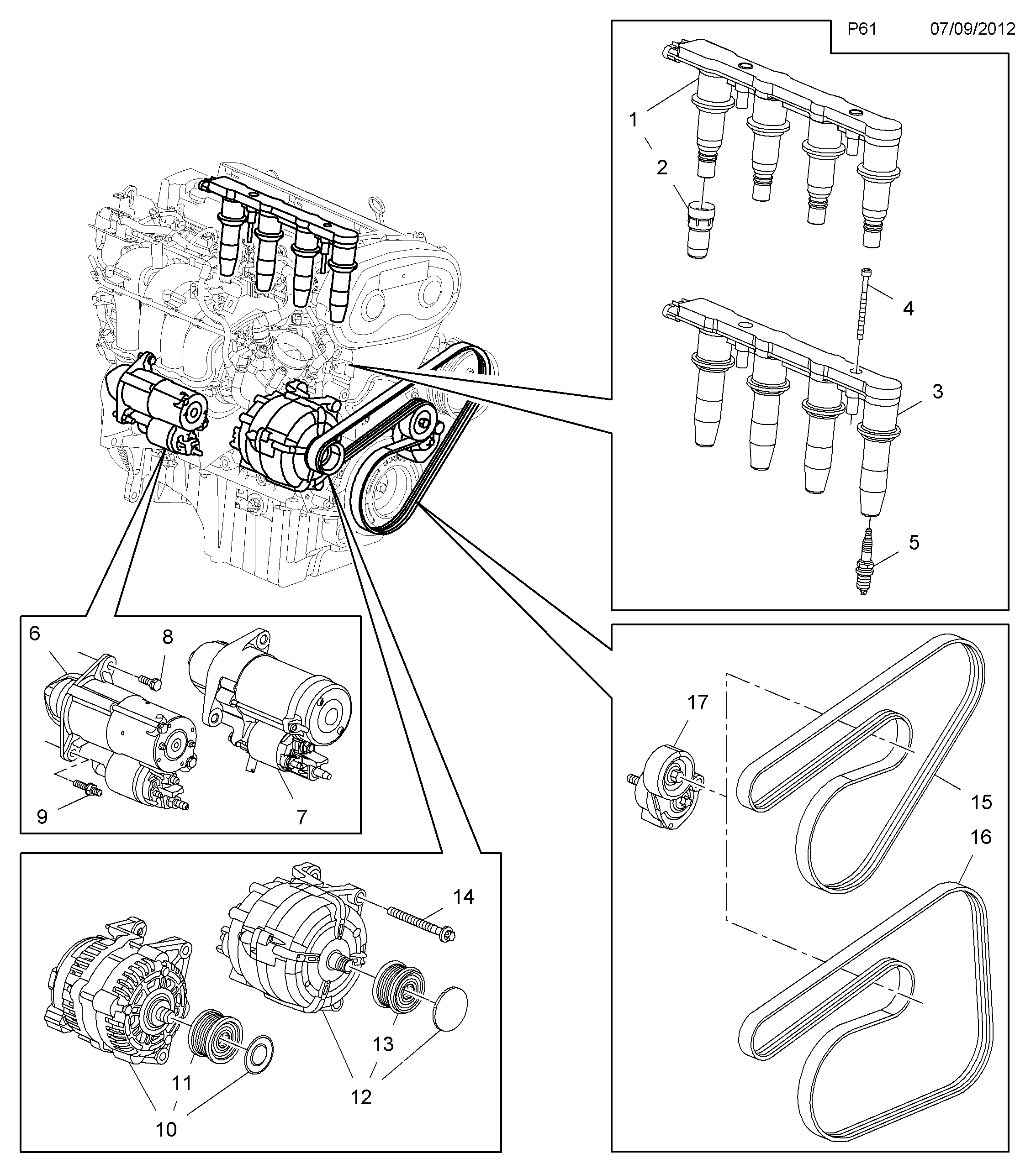 PSA 1202218 - Starter allinparts.ro