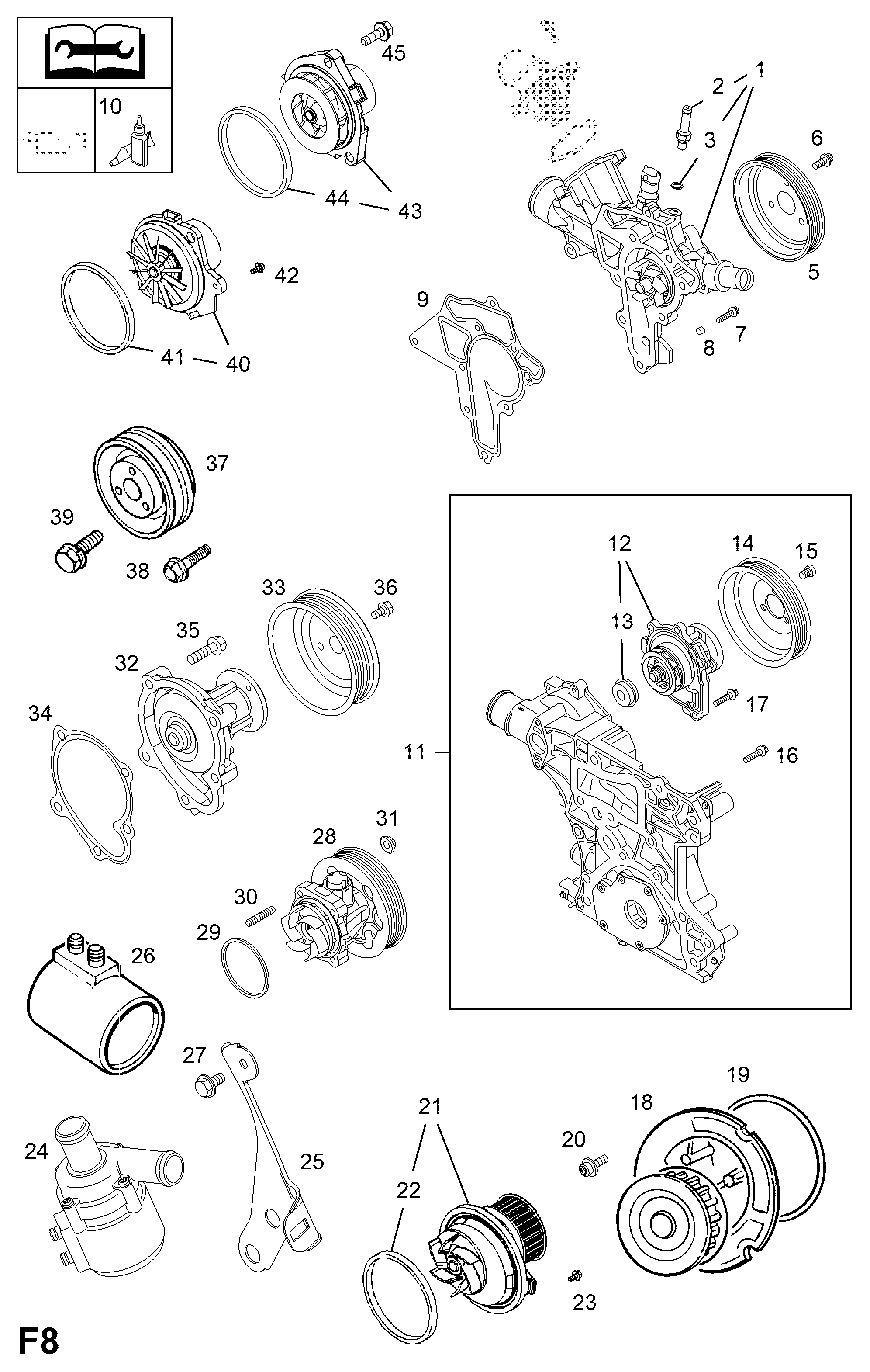 GM 1334728 - Pompa apa allinparts.ro