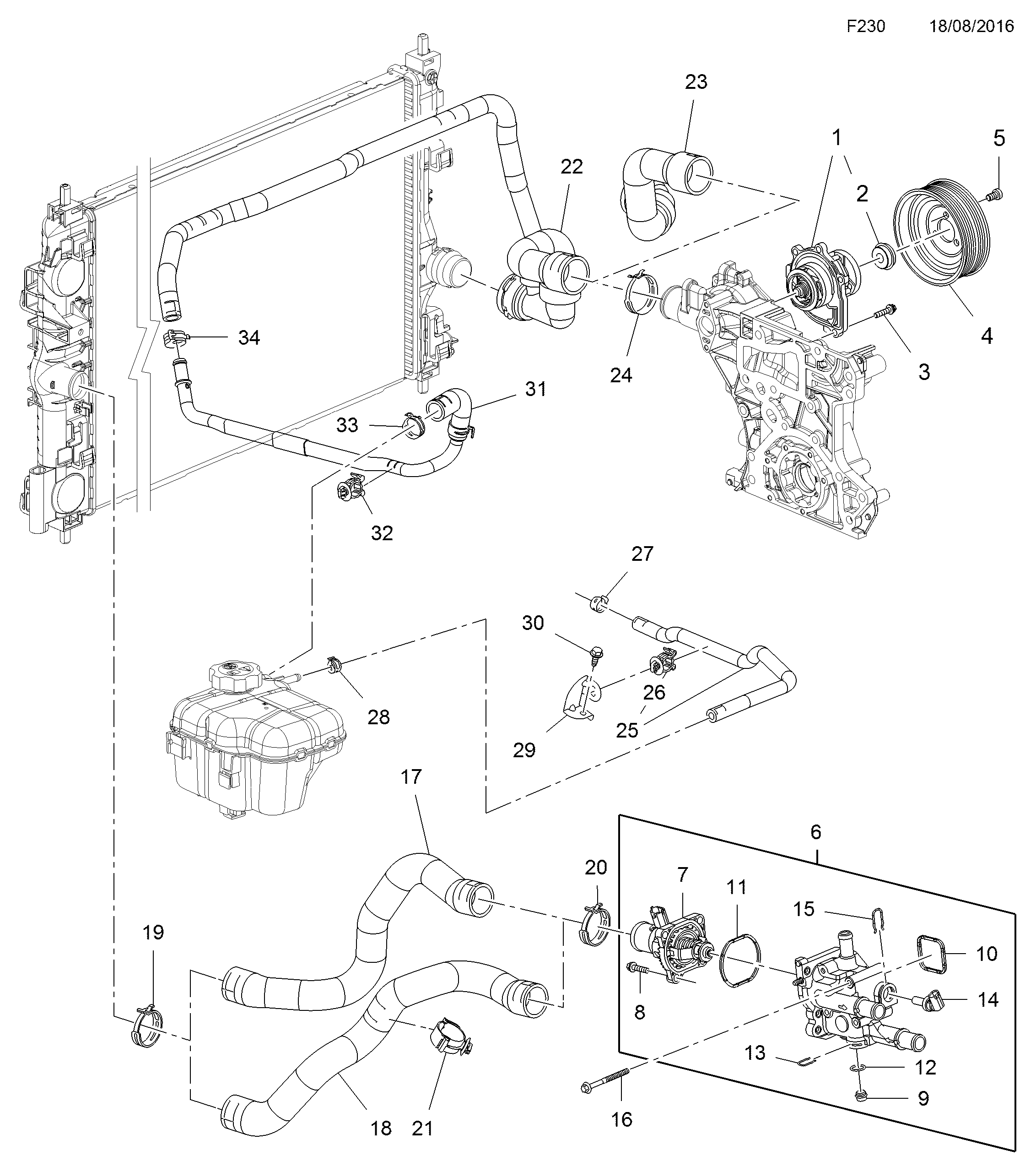PSA 1338256 - Termostat,lichid racire allinparts.ro