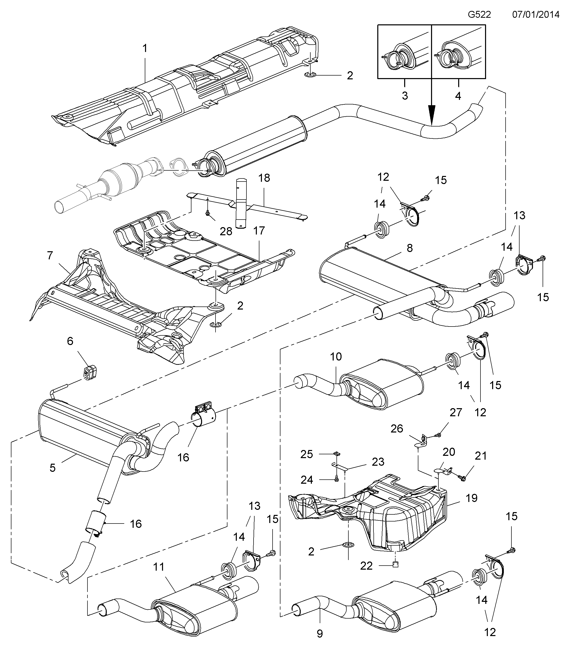 PSA 8 52 577 - Bucsa, bara stabilizare allinparts.ro